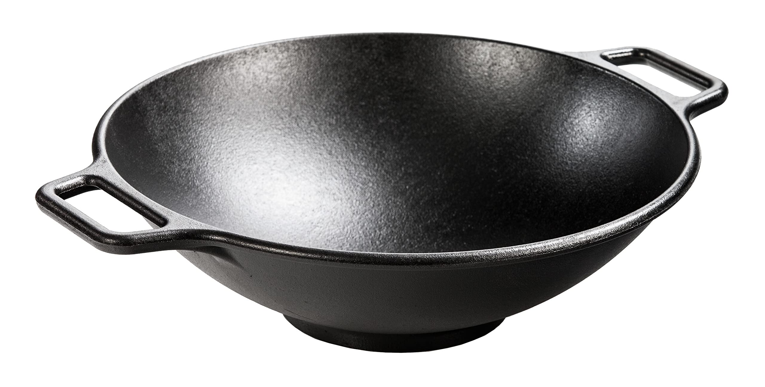 Lodge35.56 cm / 14 inch Pre-Seasoned Cast Iron Wok with Loop Handles