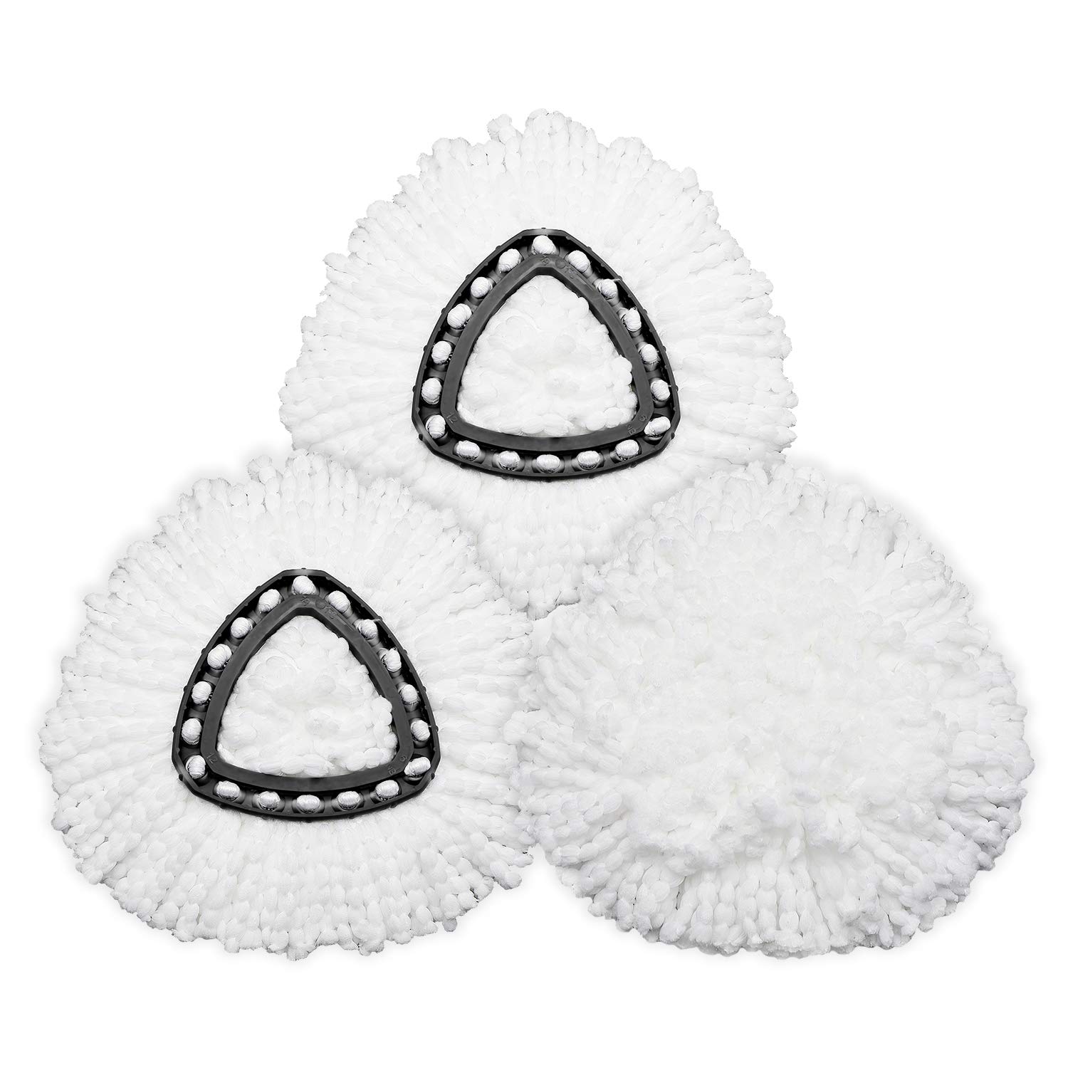 DANGSHAN 2 Pack Spin Mop Replacement Head Microfiber Mop Head Refills Easy Cleaning Mop Head Replacement