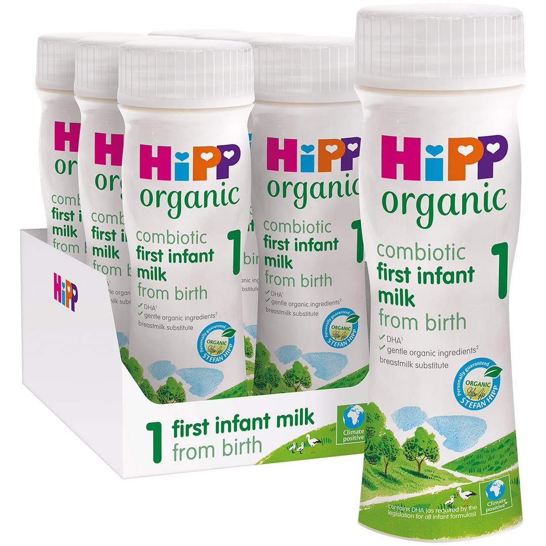 HiPPOrganic 1 First Milk Ready To Feed 200ml (pack of 6)