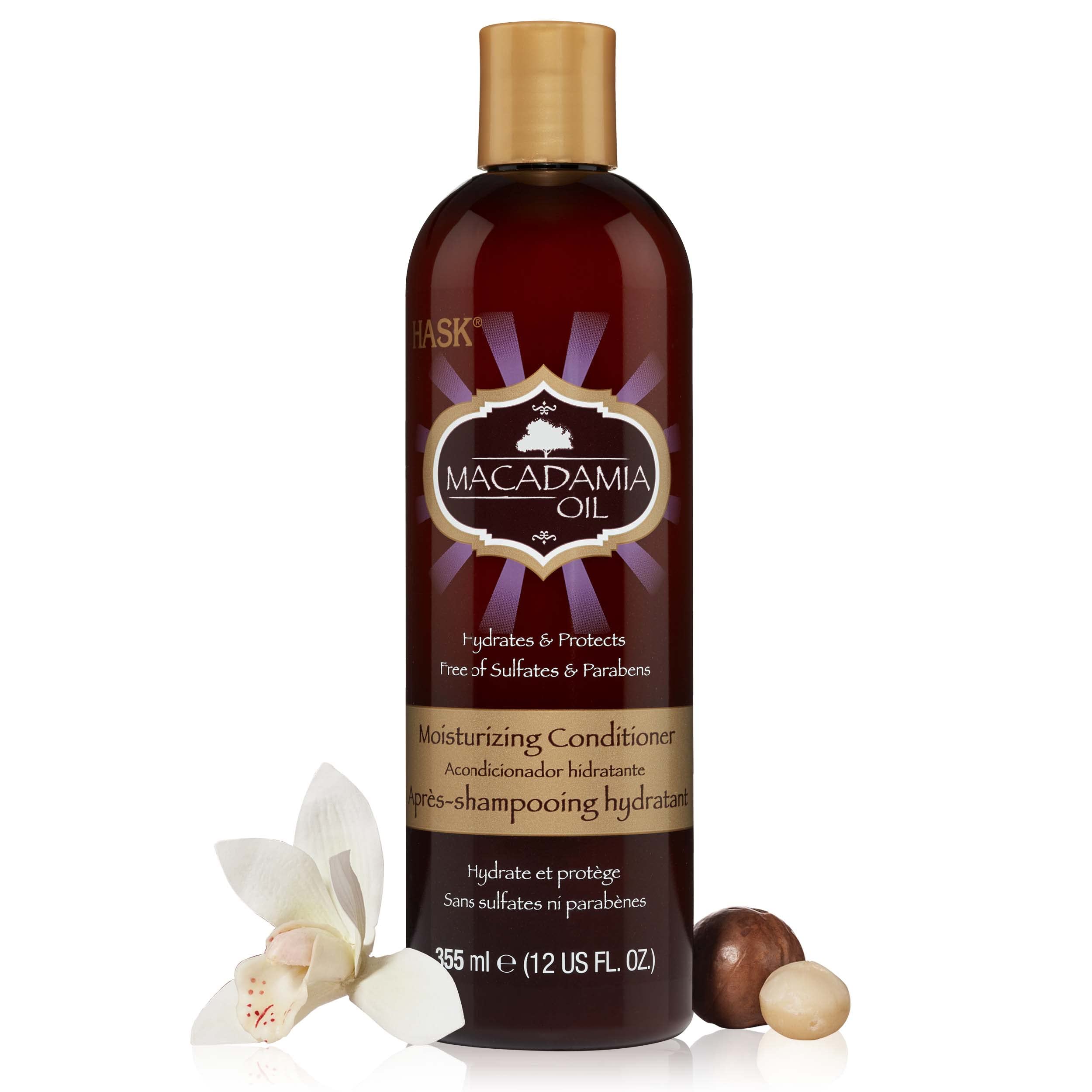 Hask Macadamia Oil Moisturizing Conditioner, 355 Ml