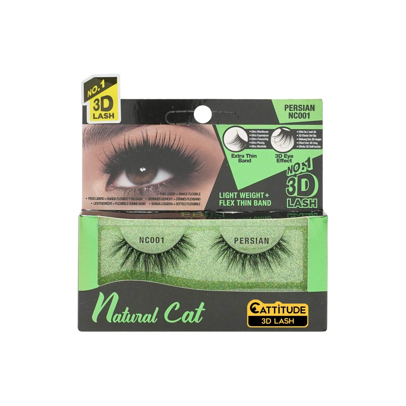 EBIN NEW YORKPersian Natural Cat 3D False Lashes