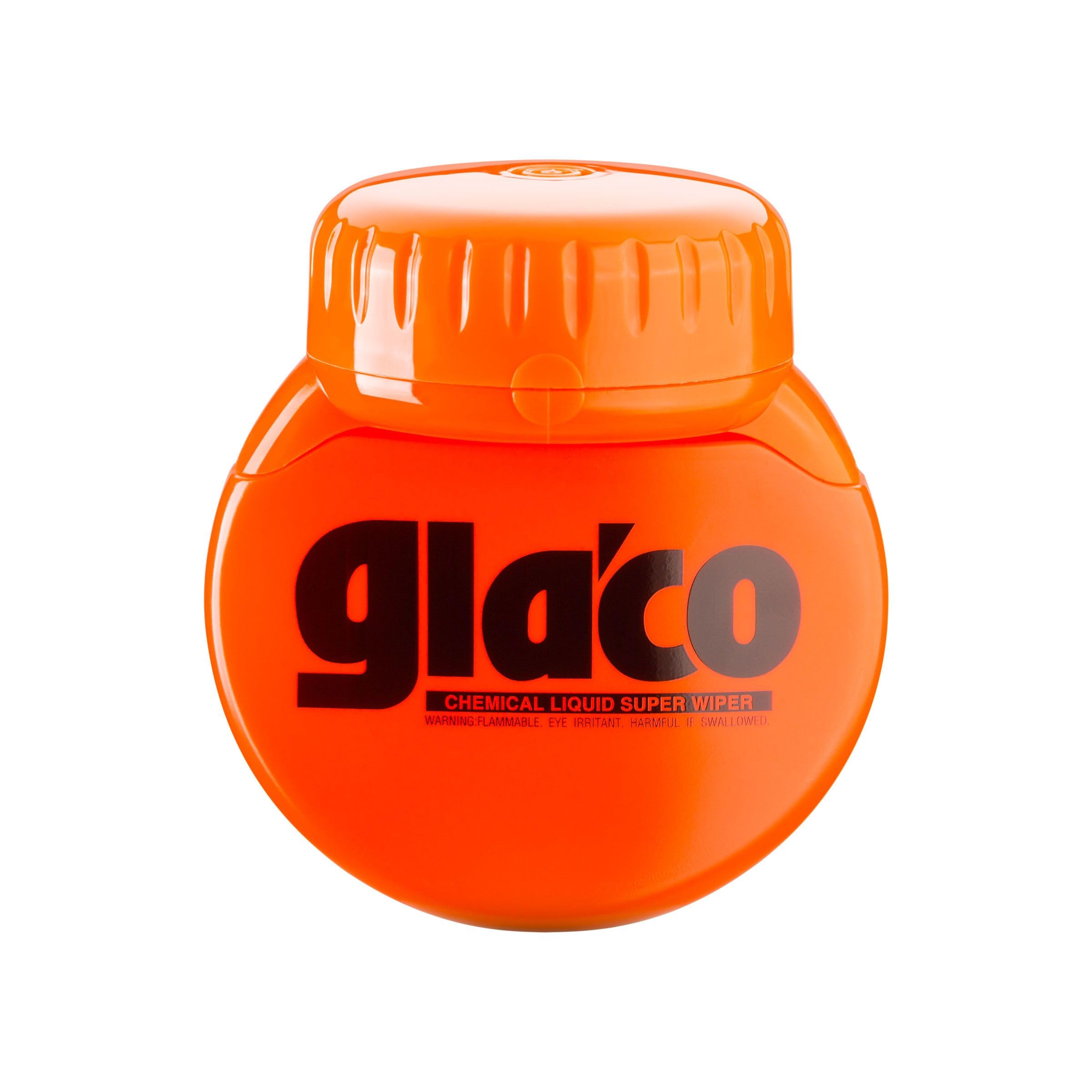 SOFT99Glaco Roll On Large 120ml - Rain Repellent Glass Coating for Car - Strong Hydrophobic Liquid Wiper - Ergonomic Bottle Shape and Integrated Applicator