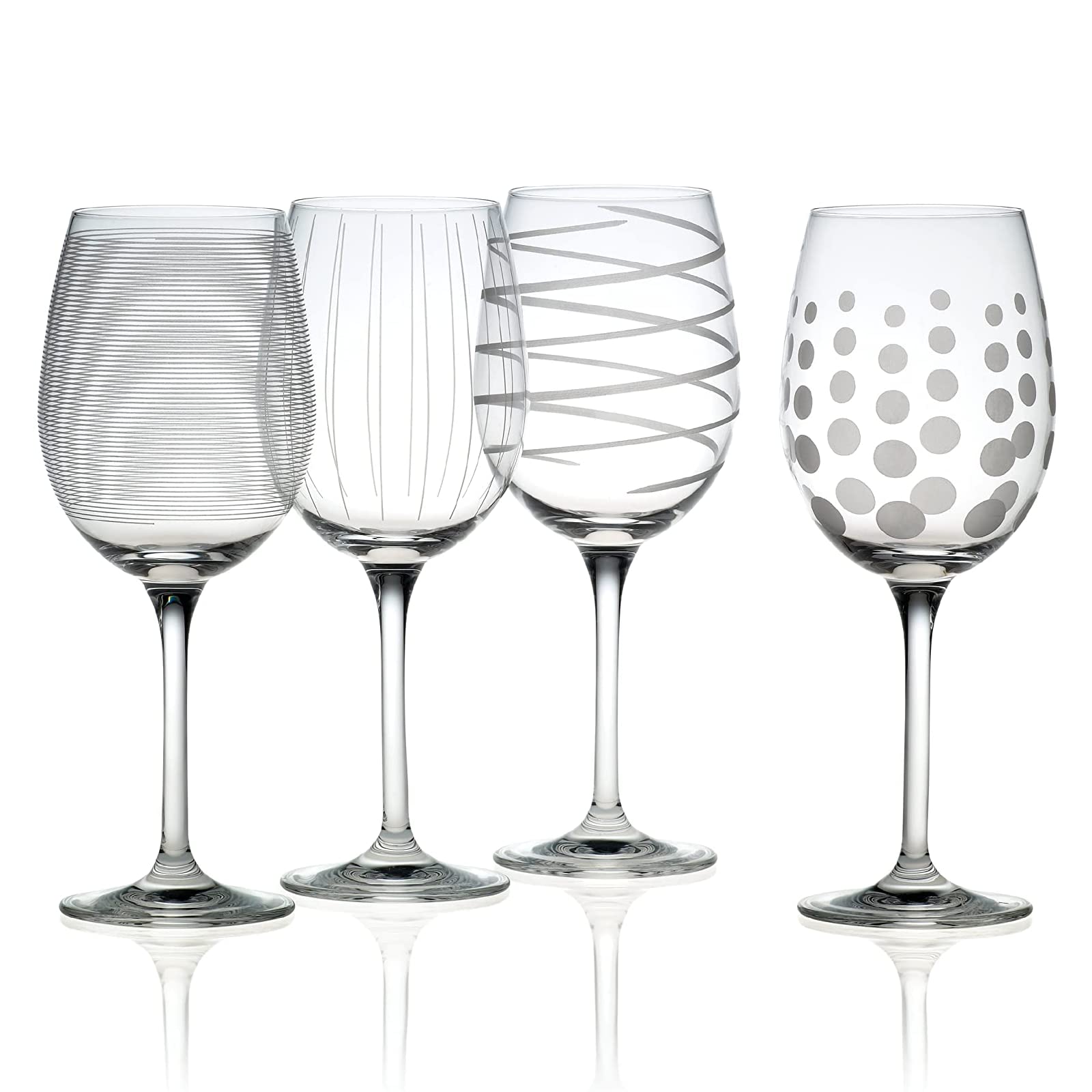 MikasaSW910-403 Cheers White Wine Glasses, Set of 4, 16-ounce Wine Glasses - SW910-403