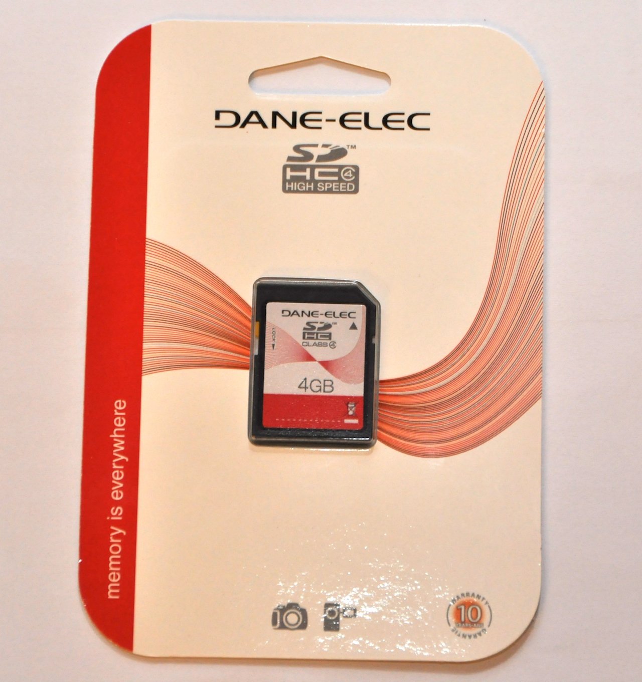 Dane Elec 4GB Class 4 SDHC Memory Card