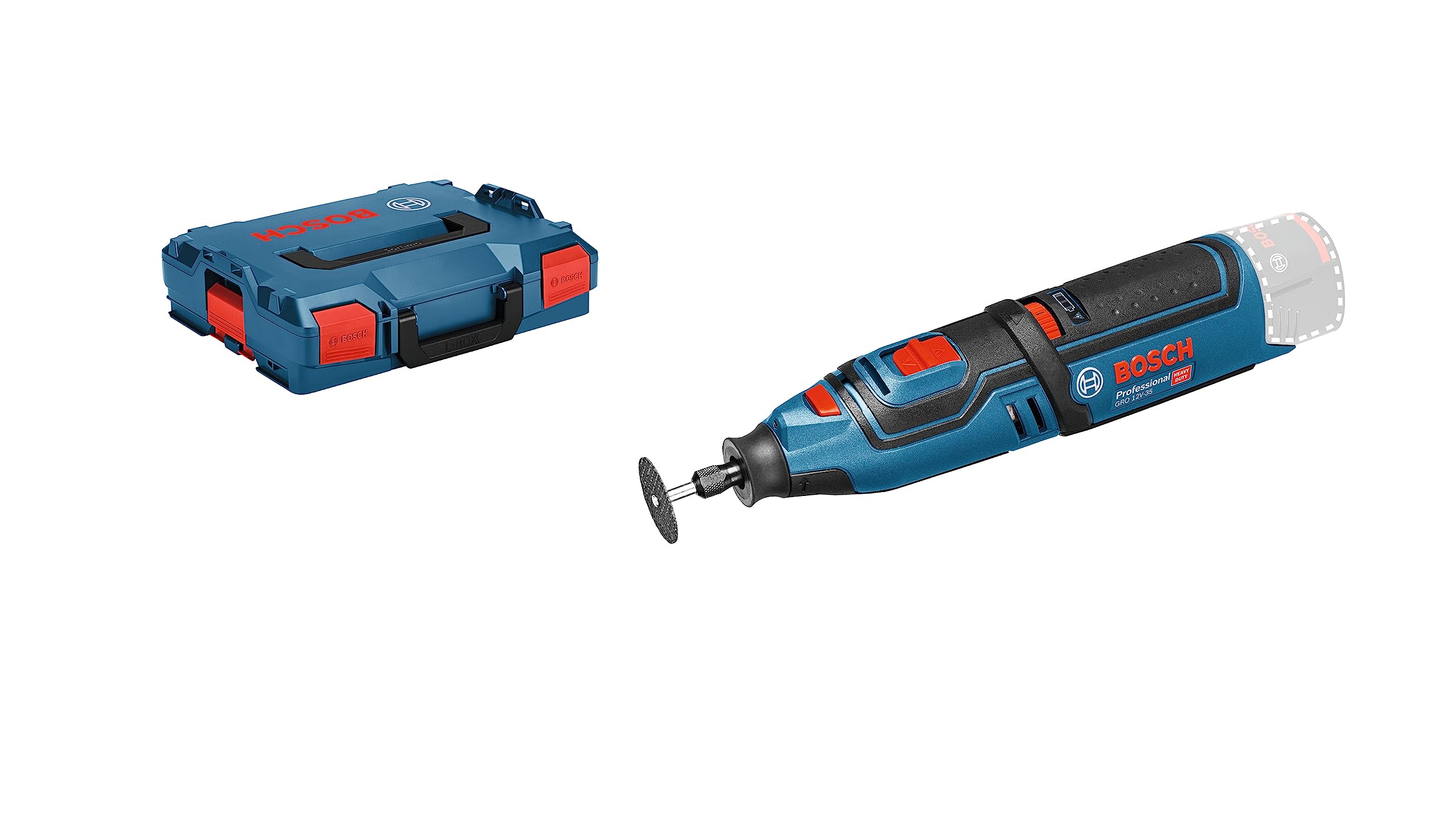 Bosch Professional GRO 12V-35 - Multiple-tool battery operated rotation.