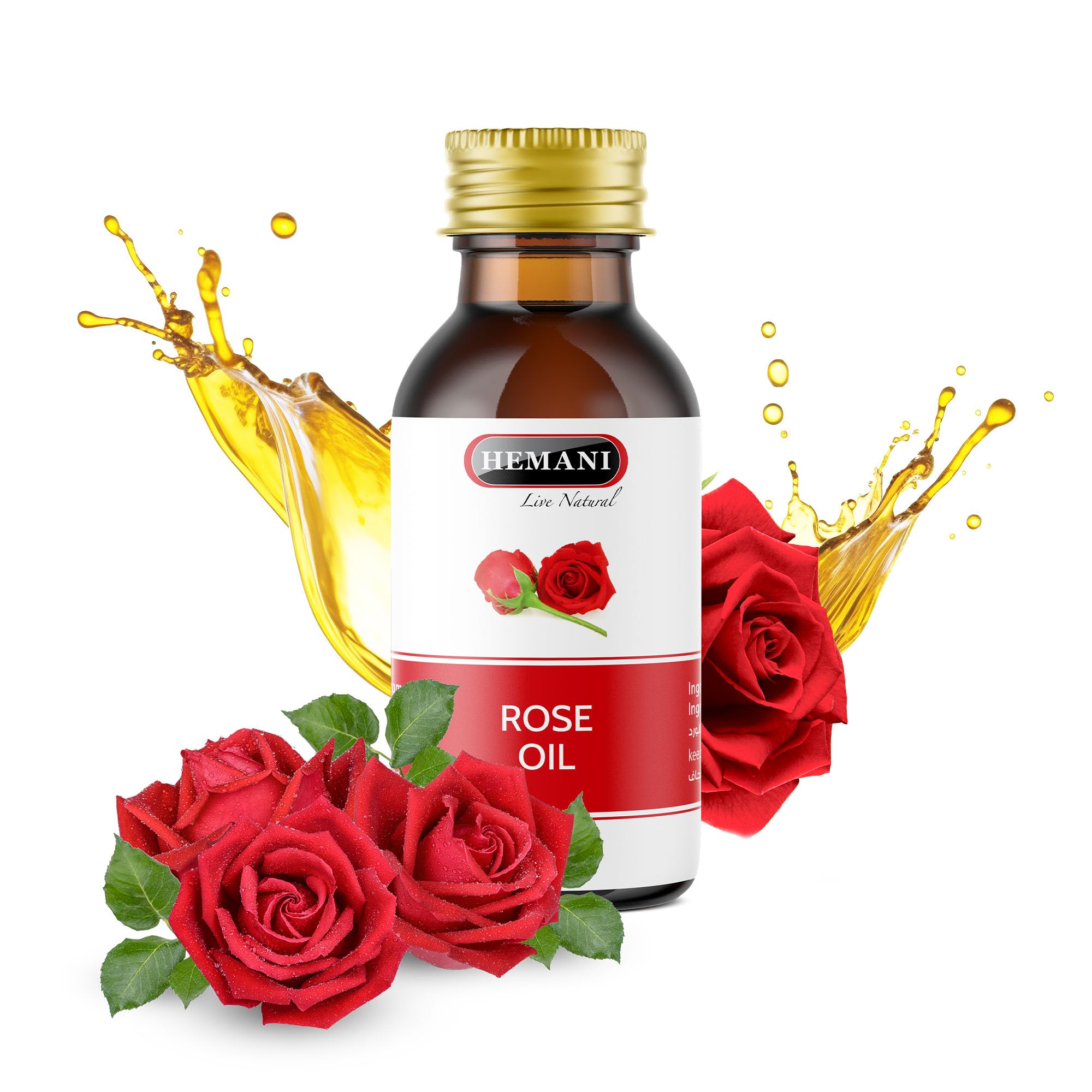 Hemani Rose Oil, 30 ml