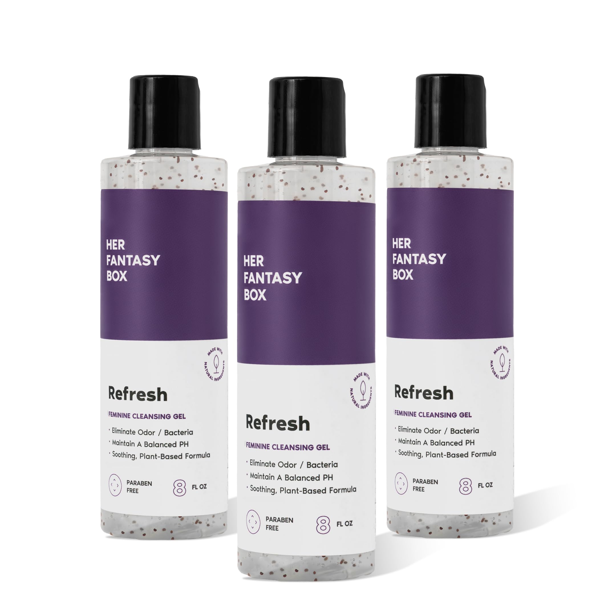 Refresh Plant Based Yoni Gel Wash (pH Balancing) - 3 Pack