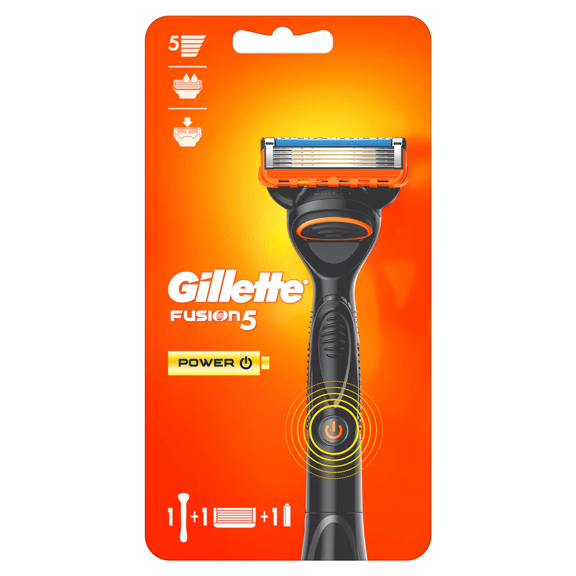 GilletteFusion Power Handle + 1 Blade