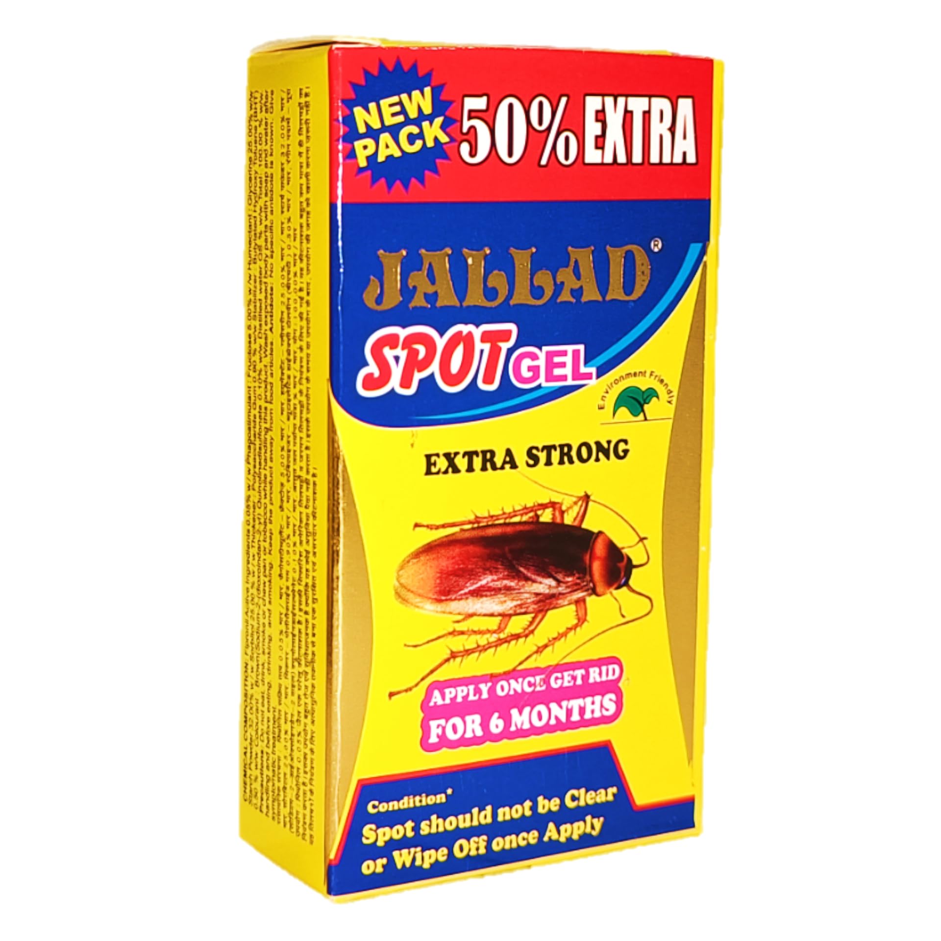 JALLAD SPOT GEL Anti Cockroach Roach Formula Gel (Multicolour, 10 Grams extra 5 grams 15g)