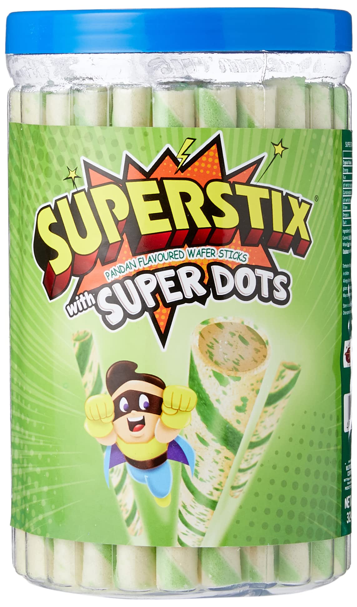 Super Stix Pandan Flavour Wafer Stick 324 g