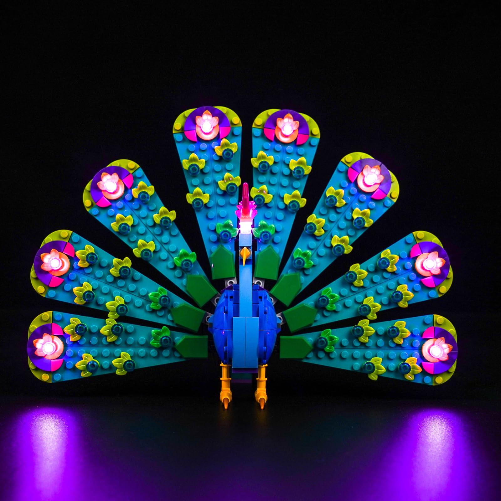 Light Kit for Lego Exotic Peacock, Lighting Set for Lego 31157 Exotic Peacock - Not Include Models, Just Light Kit