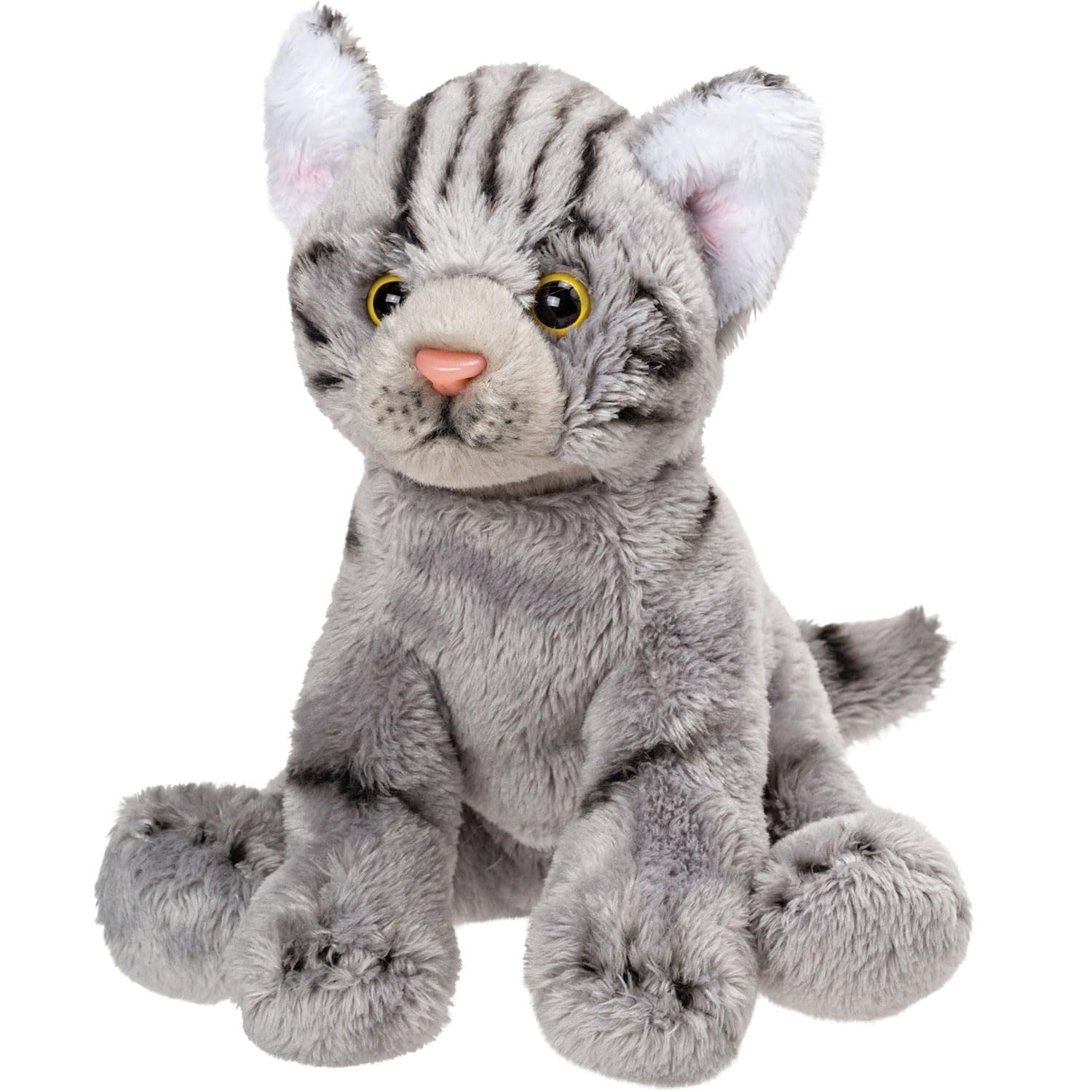 Suki Gifts International Yomiko Sitting Cat, Small, Grey Tabby