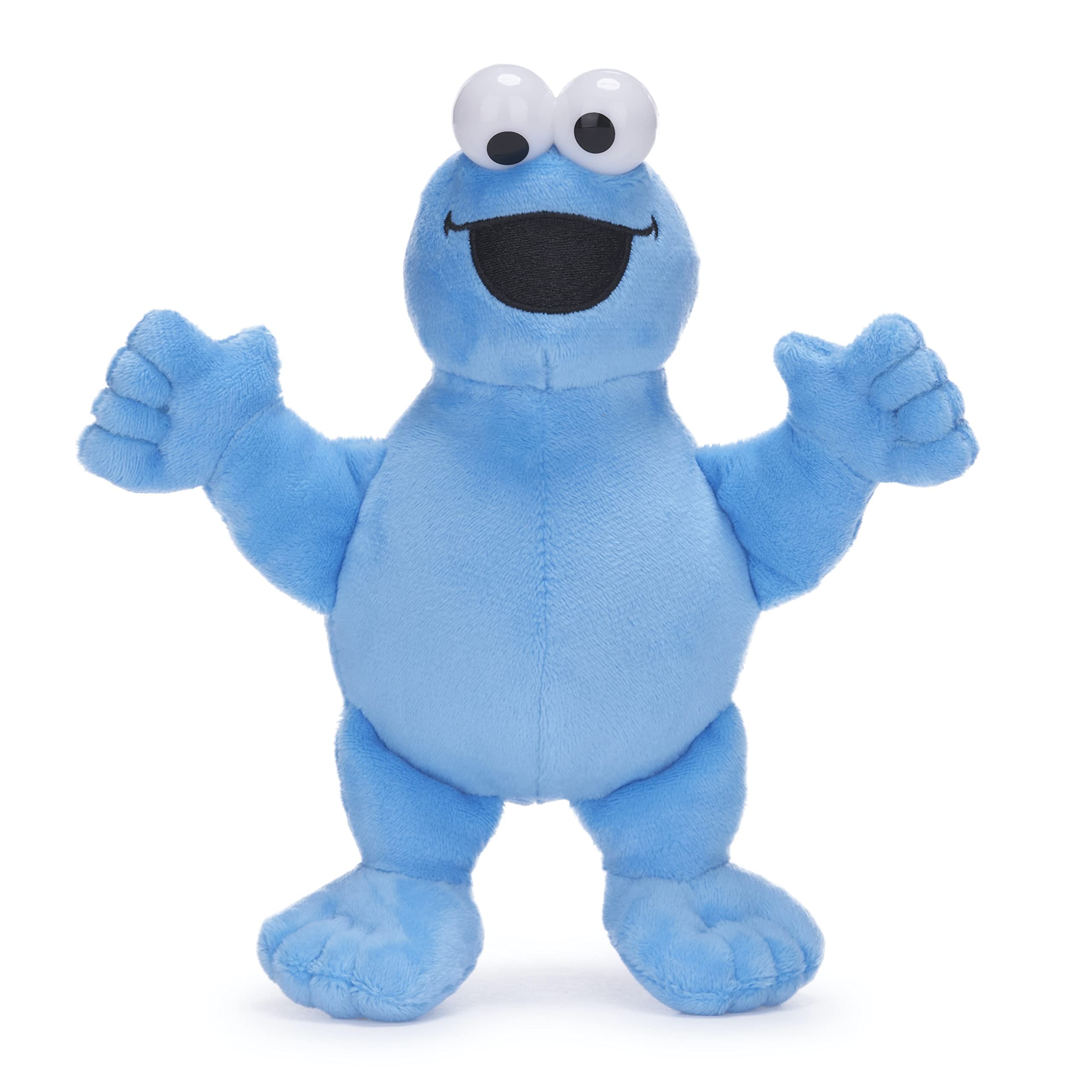 Posh Paws 37623C Sesame Street 8" Cookie Monster Soft Toy (18cm), Blue