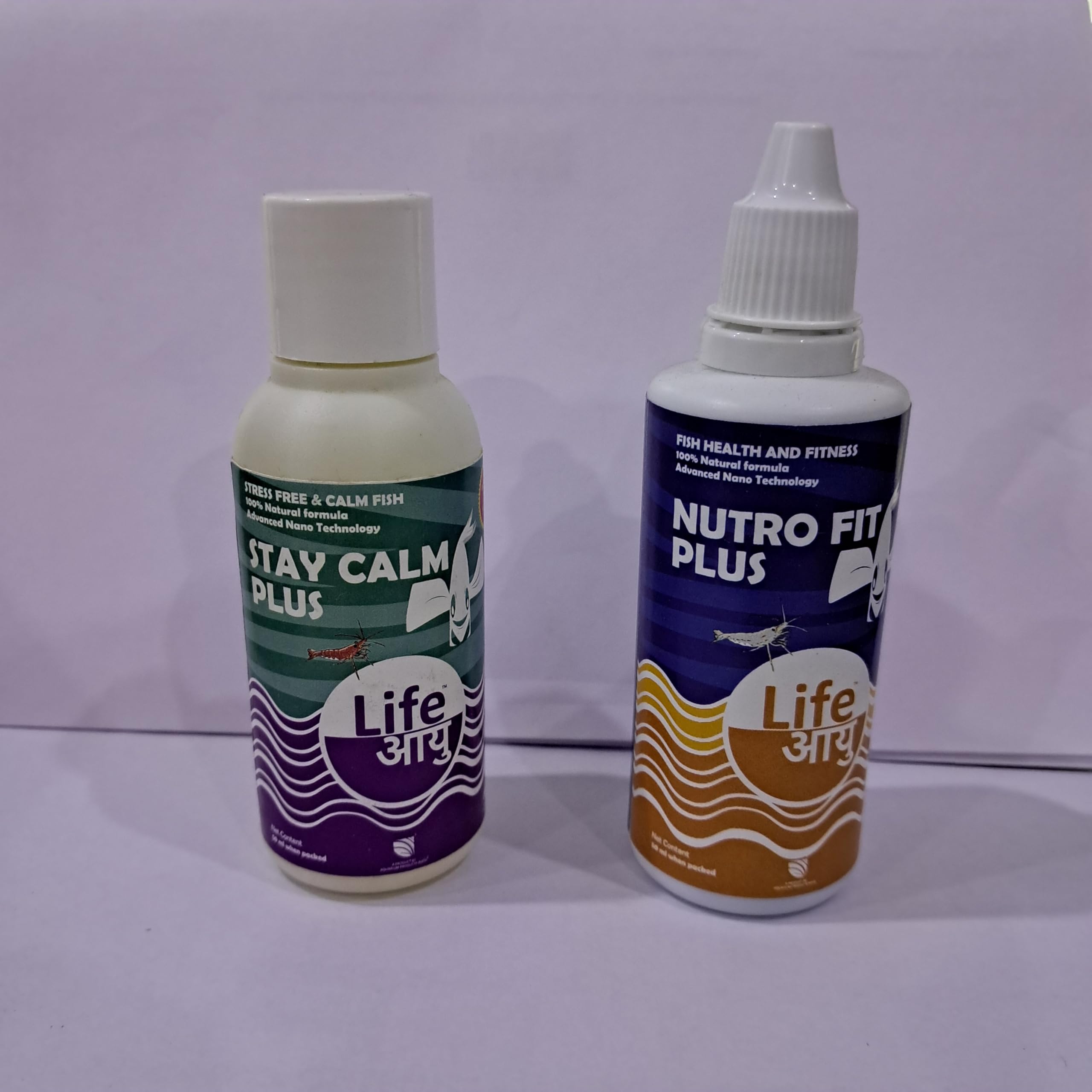 Nutro Plus Fit Fish Food Supplement 50ml + Stay Calm Plus 50 ml