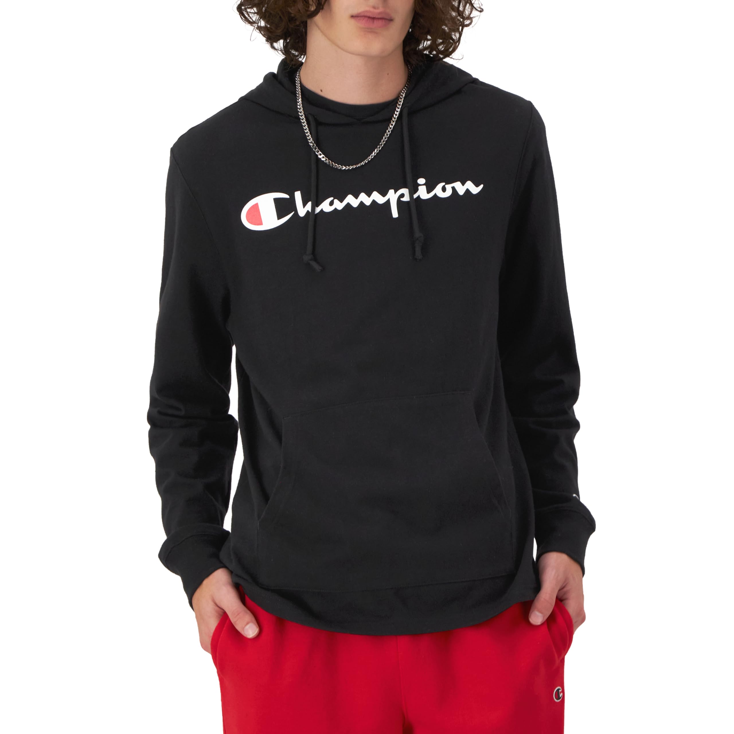 Champion Men's, Midweight, Soft and Comfortable T-Shirt Hoodie