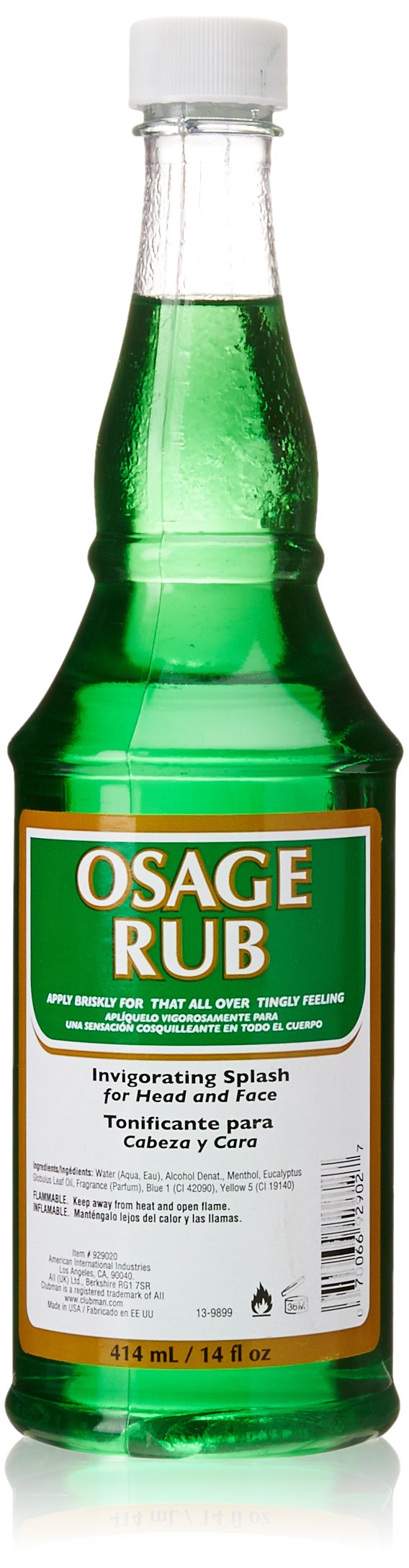 Clubman Jeris Osage Rub, 14 Fluid Ounce