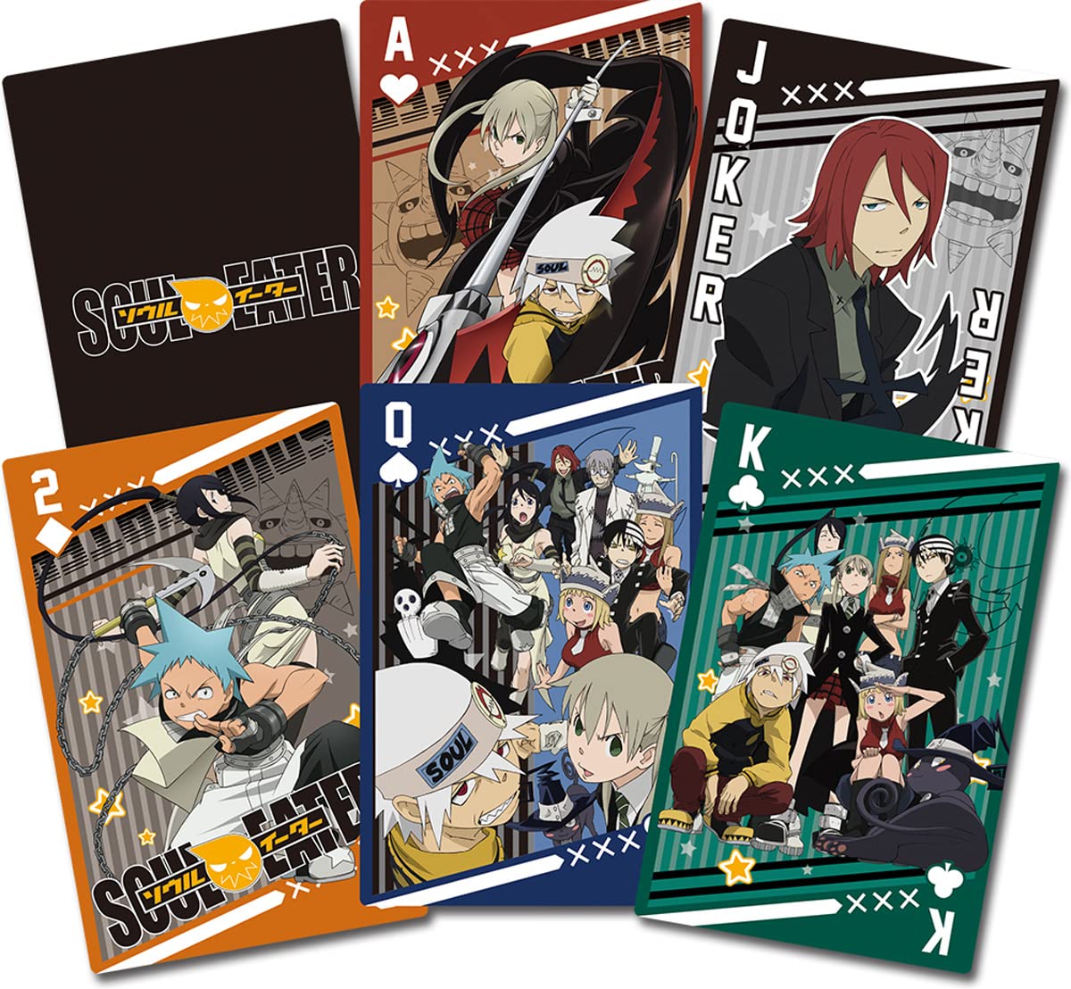 Great Eastern Entertainment Soul Eater - Group #1 Star Playing Cards