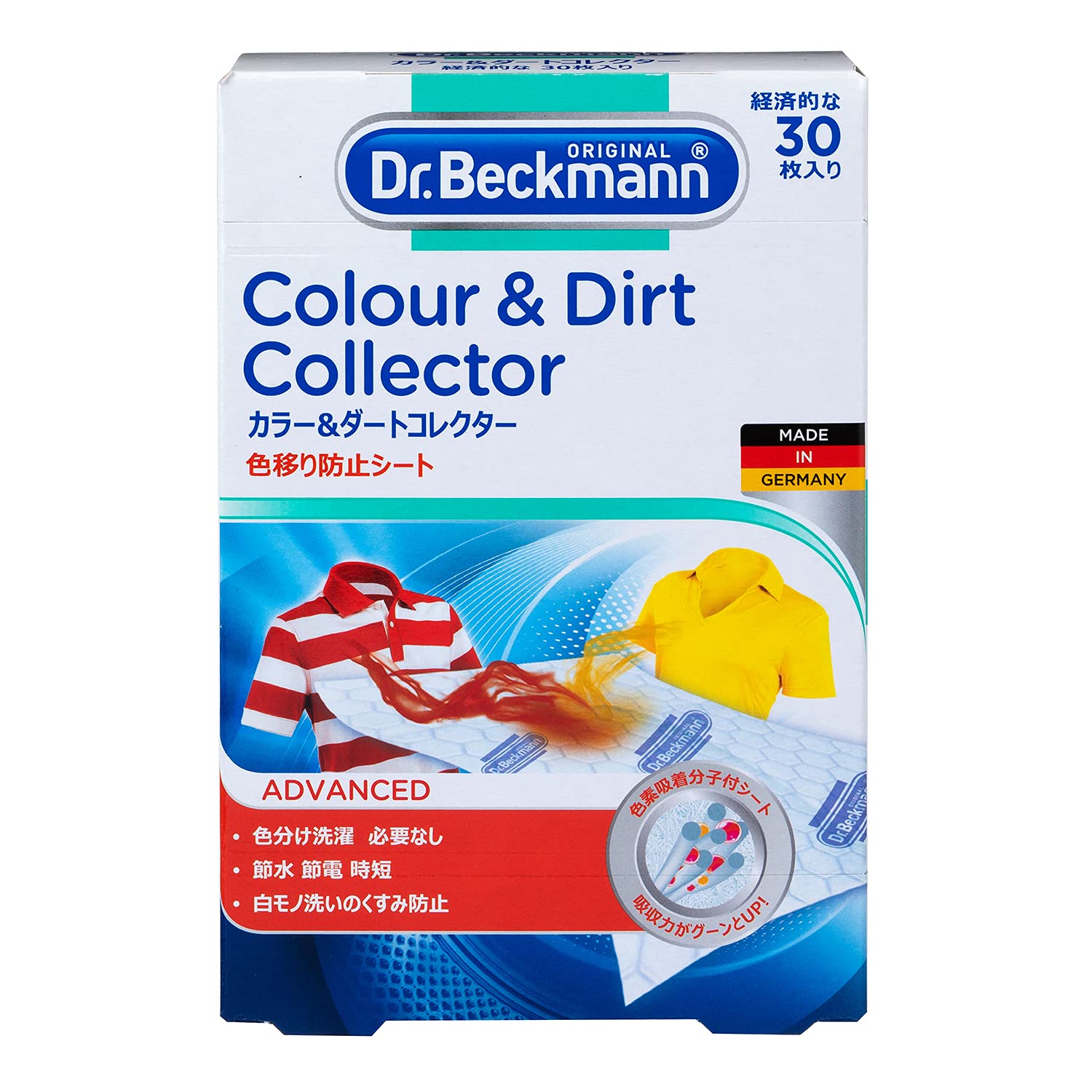 Dr. Beckman laundry care Color & Dirt collector color shift prevention sheet 30 pieces