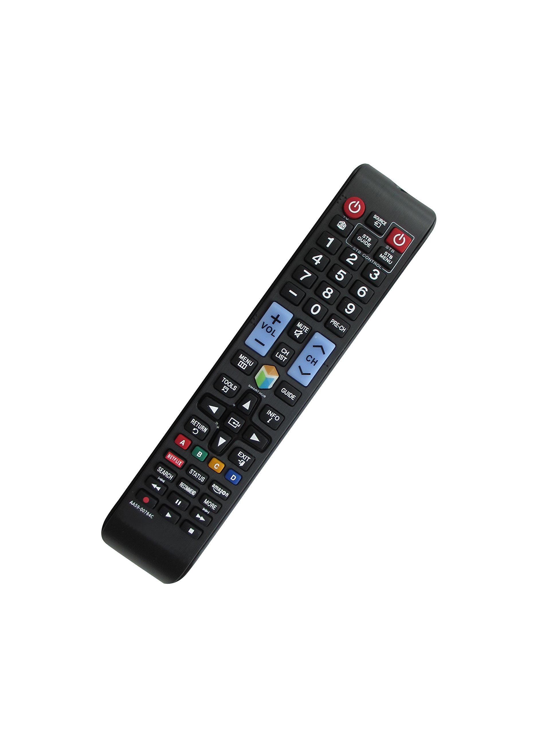 General Remote Control for Samsung UN60JU650DF UN32H6350AFXZA UN50F6300AFXZA UN46F6300AFXZA UN40F6300AFXZA UN65JS9500 UN88JS9500 UN65JS850D UN50JS7000FXZA Curved 4K SUHD Ultra HD 3D Smart LED HDTV TV