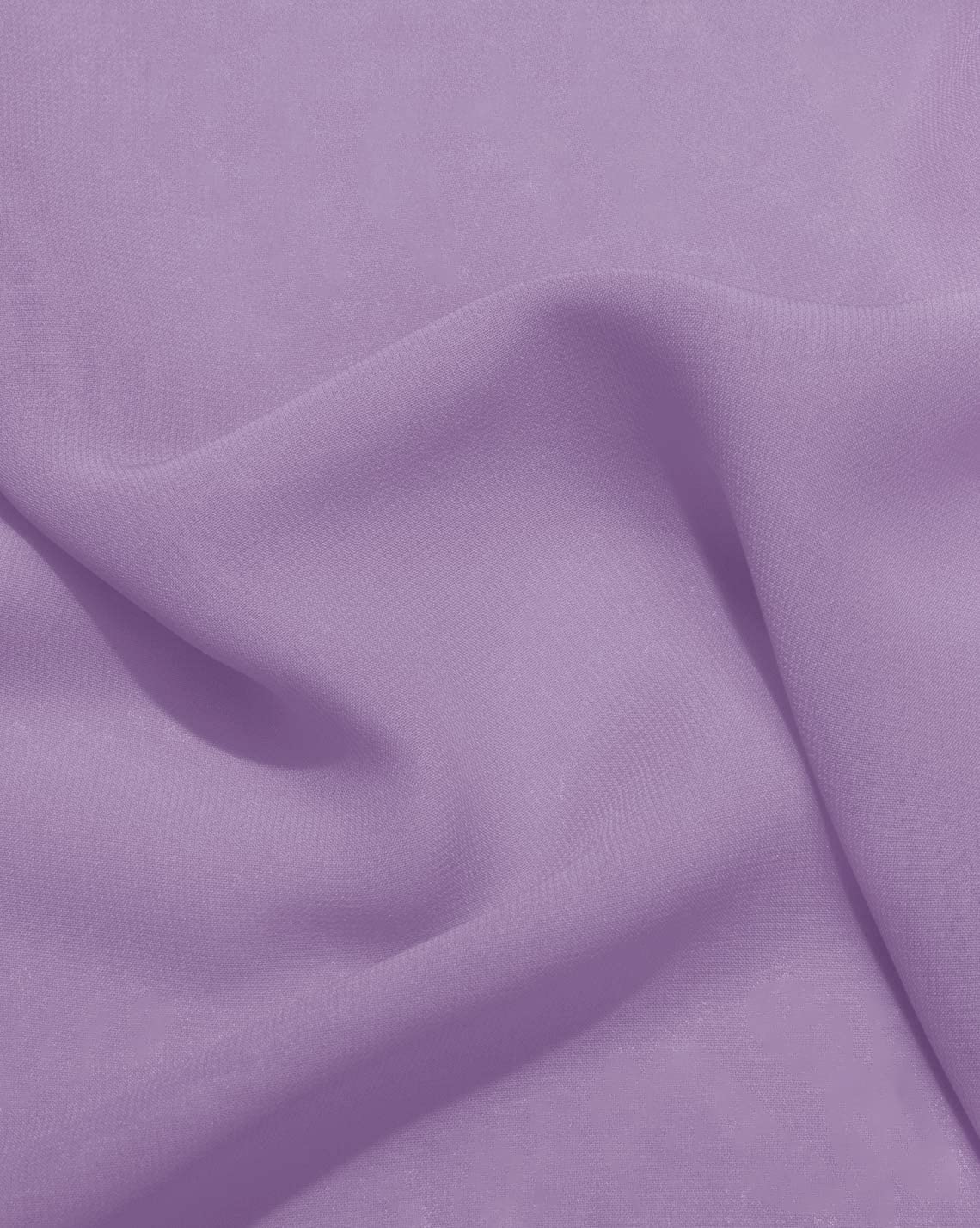 Light Purple 10 Yards 60" Wide Sheer Fabric Chiffon Fabric by The Yard Continuous Solid Color Draping Fabric for Wedding Party Easter Backdrop