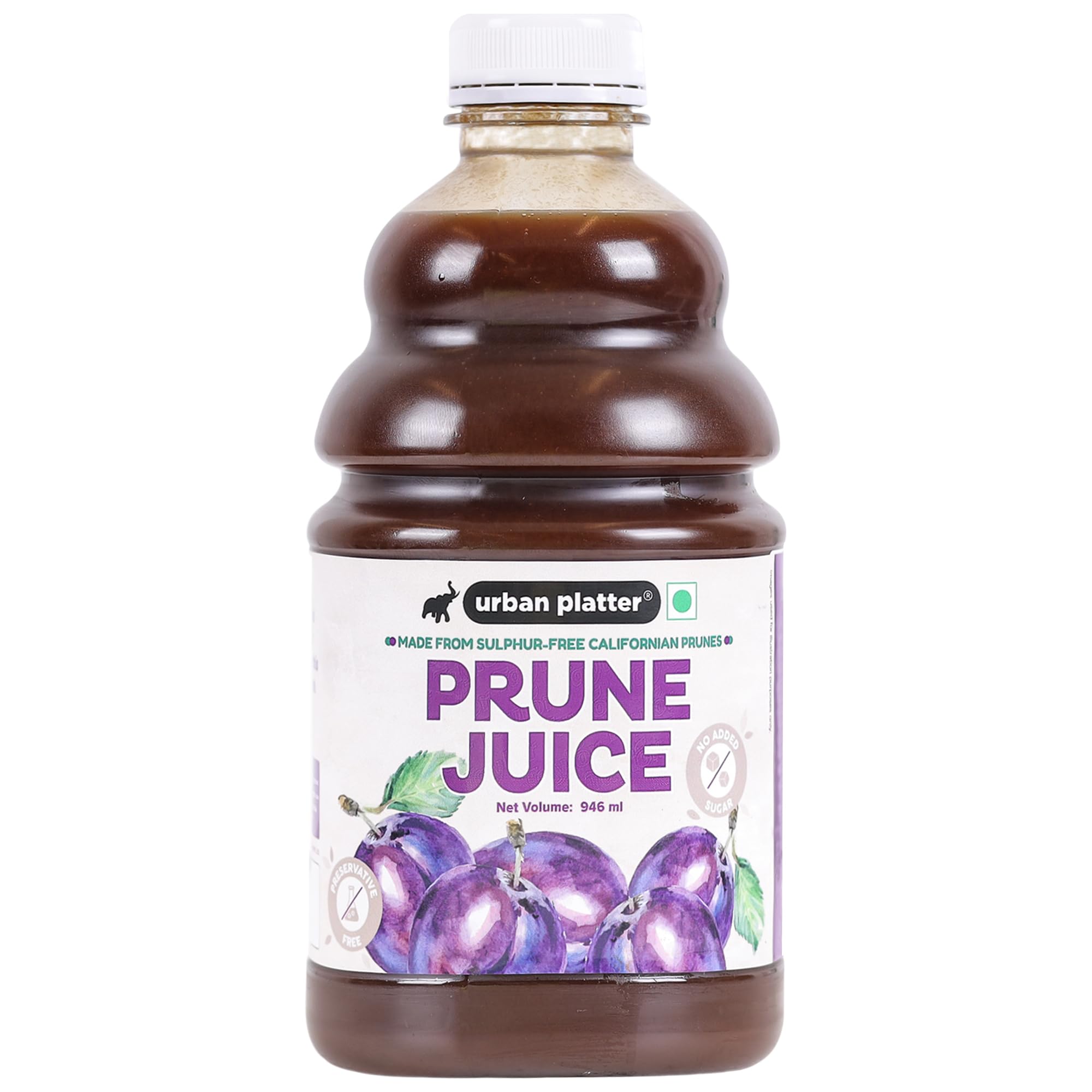 Urban Platter Prune Juice, 946ml (100% Californian Prunes, No preservatives, No Added Sugar)