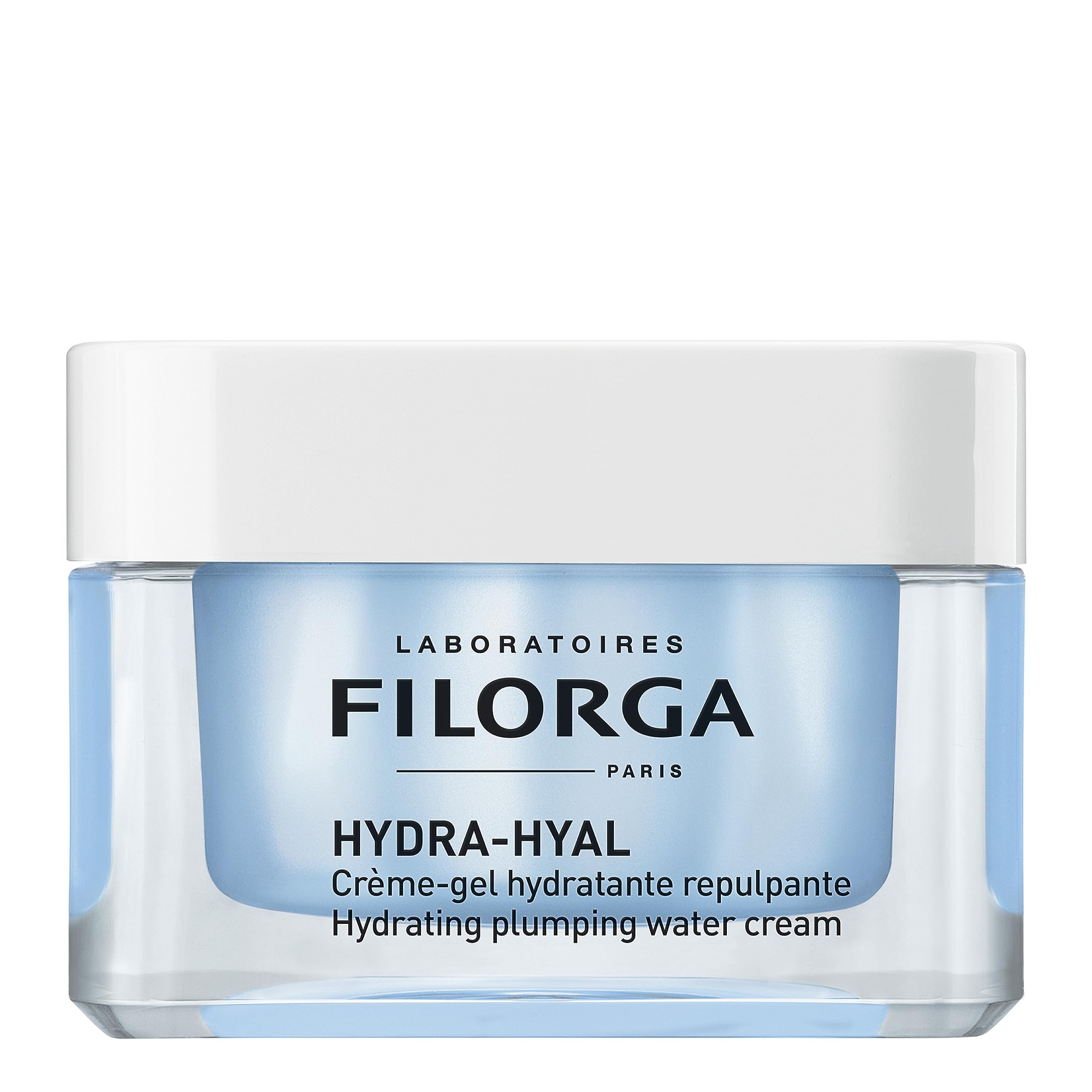 Filorga Hydra-Hyal Cream-Gel, Anti-Aging Facial Treatment for Hydrated and Plumped Skin, Pore Refining Formula with Hyaluronic Acid for Mattifying Hydration for All Skin Types, 1.69 fl. oz.