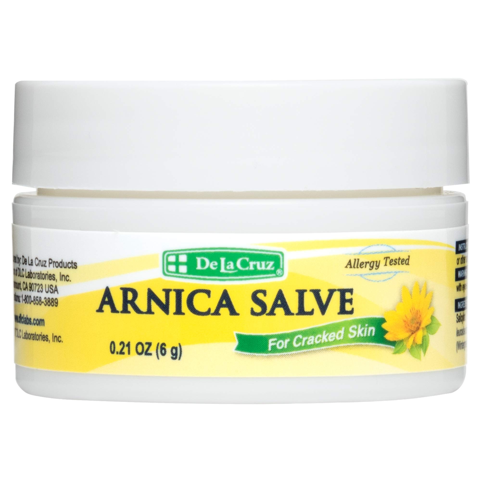 De La Cruz Arnica Salve, Foot Cream for Dry and Cracked Feet (Trial Size)