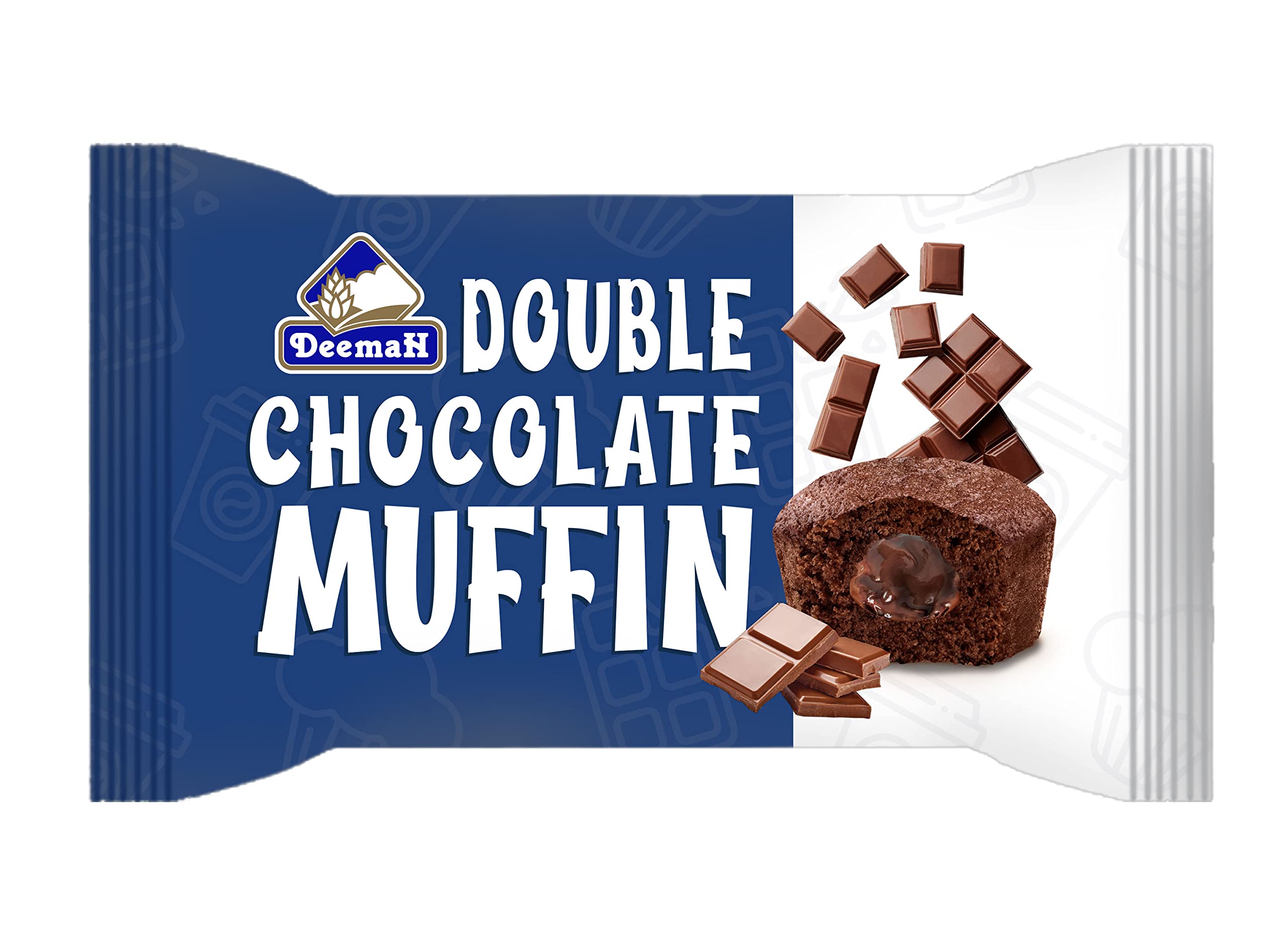 DeemahDouble Chocolate Muffin 25Gr (Pack Of 16)