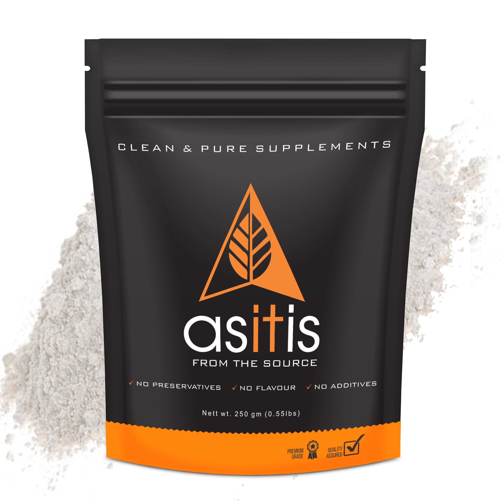 AS-IT-IS Nutrition Pure L-Citrulline Powder, Boosts Nitric oxide & Muscle growth (250gms)