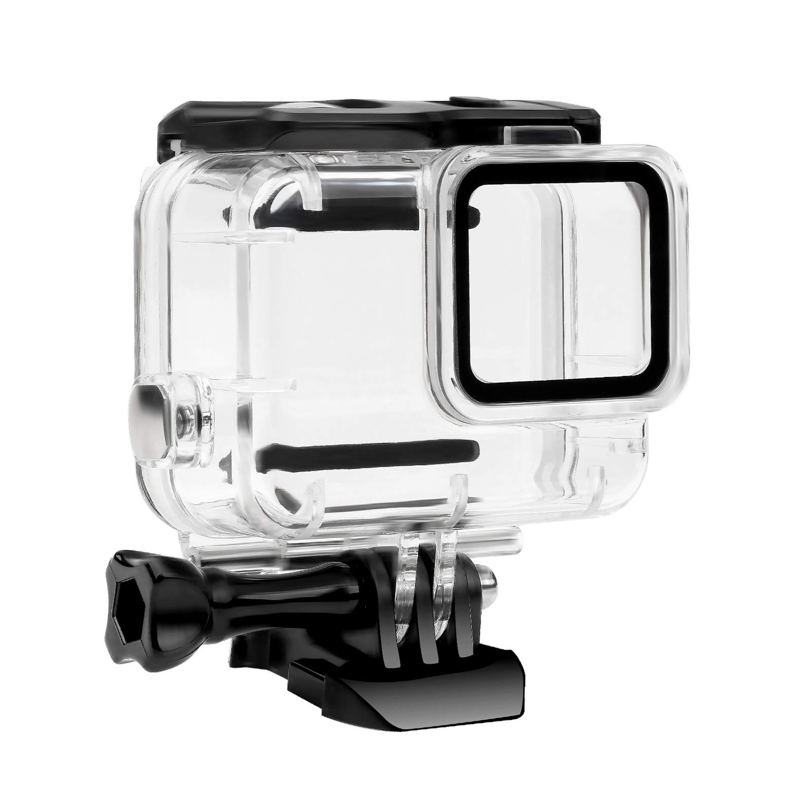 FitStill Waterproof Housing Case for GoPro HERO 7 White & Silver, Protective 45m Underwater Dive Case Shell with Bracket Accessories for Go Pro Hero7 Action Camera