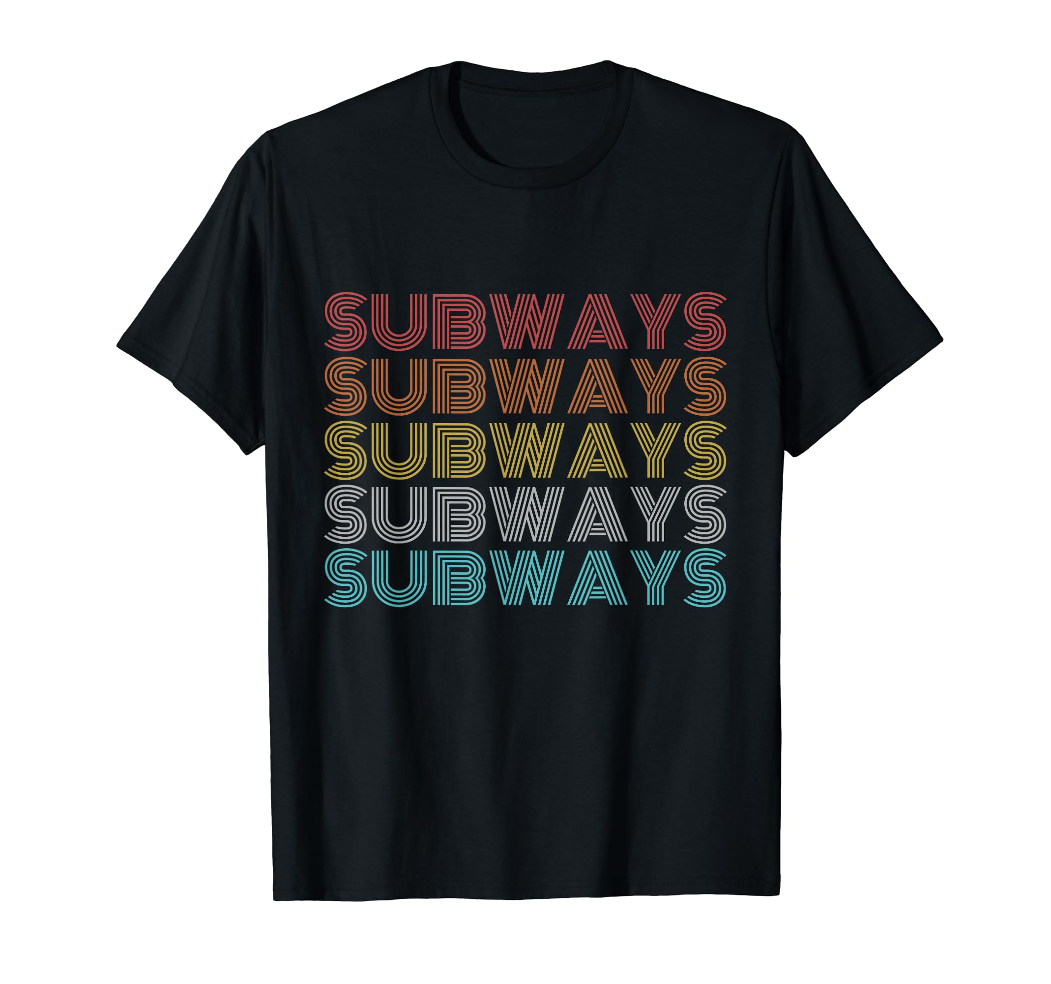 Subways Shirt Vintage Retro ApparelRetro Vintage Subways T-Shirt