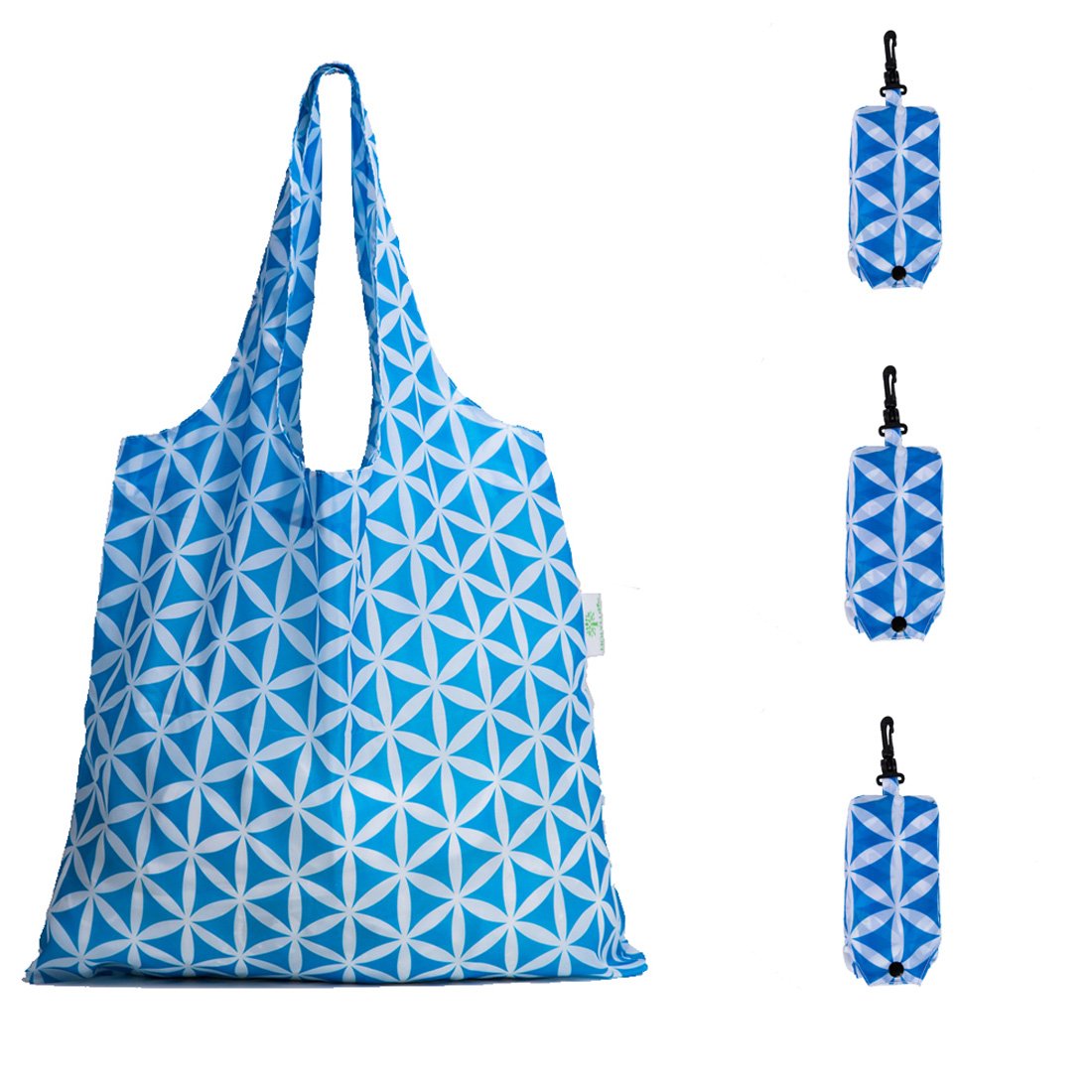 HOLYLUCK Reusable Grocery Bags,Heavy Duty Foldable Shopping Tote Bag