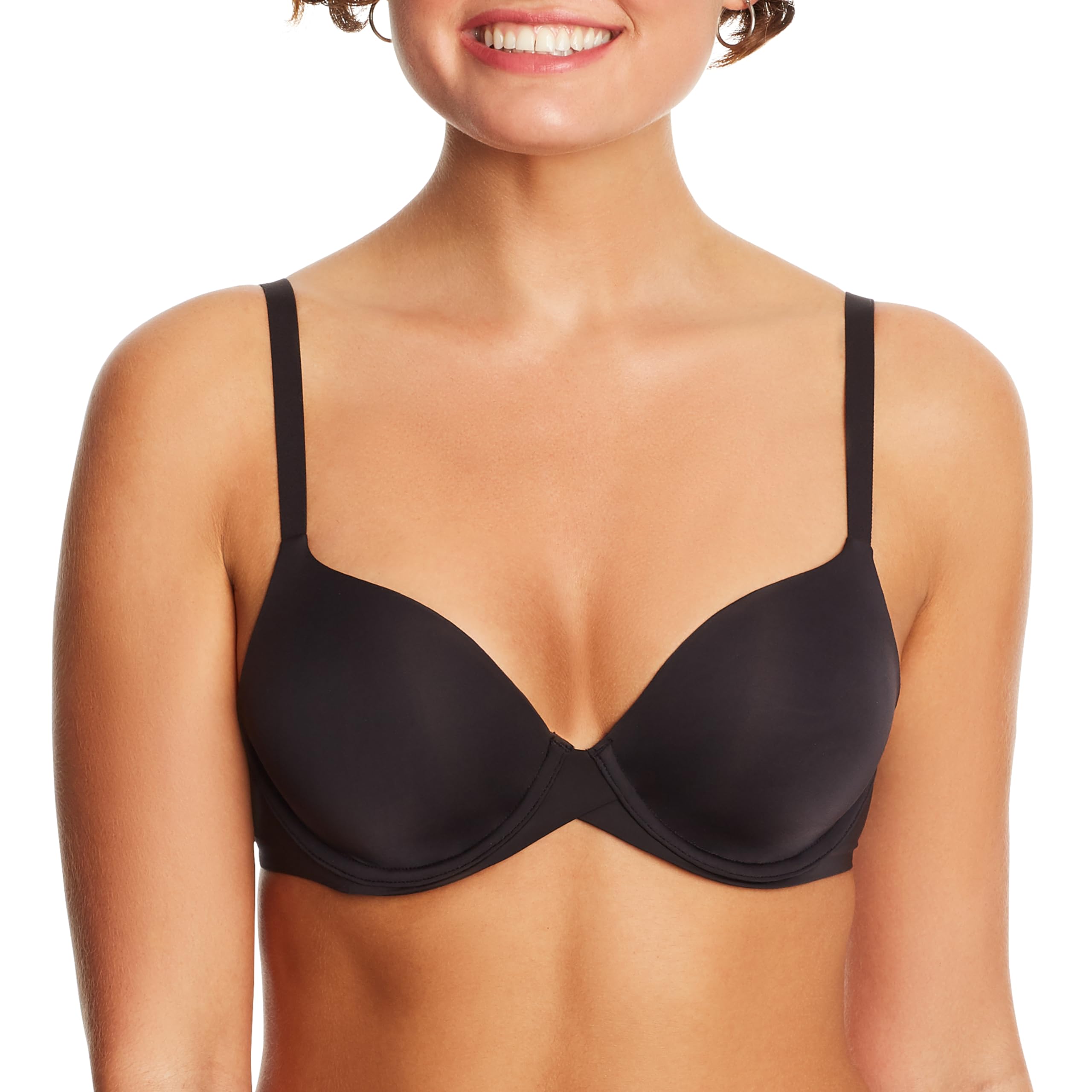 MaidenformWomen's Underwire Bra, One Fab Fit Demi T-shirt Bra, Convertible Bras for Women