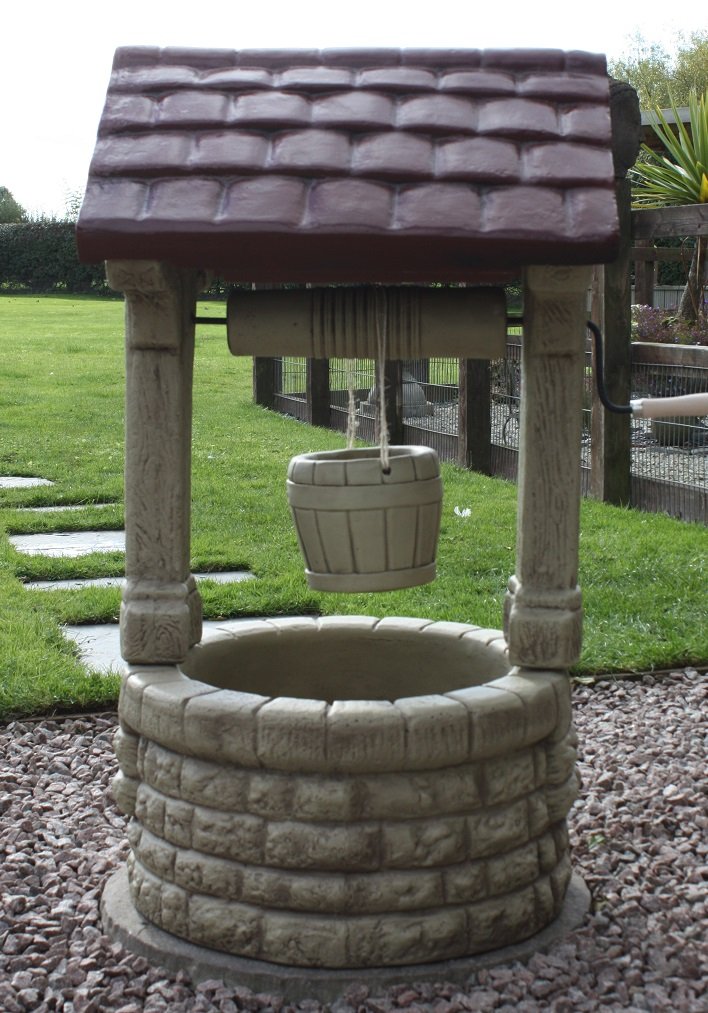 Large Wishing Well (Made in UK) Over 3ft tall Border Stoneware