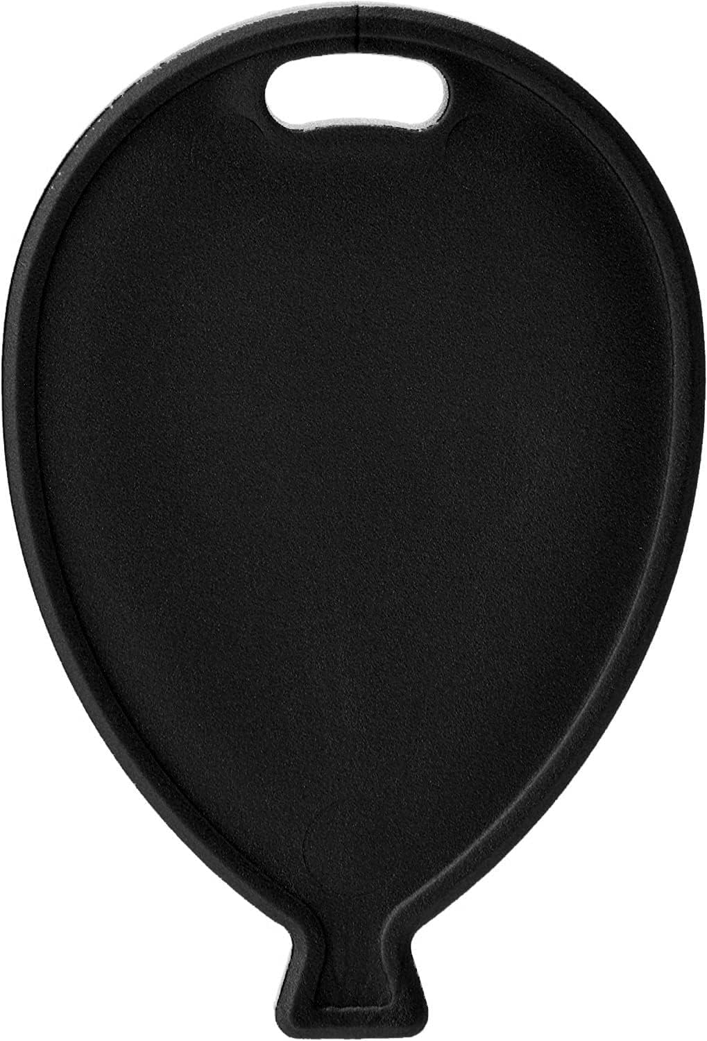 Balloon Shaped Plastic Balloons Weights pack of 10 (Black)