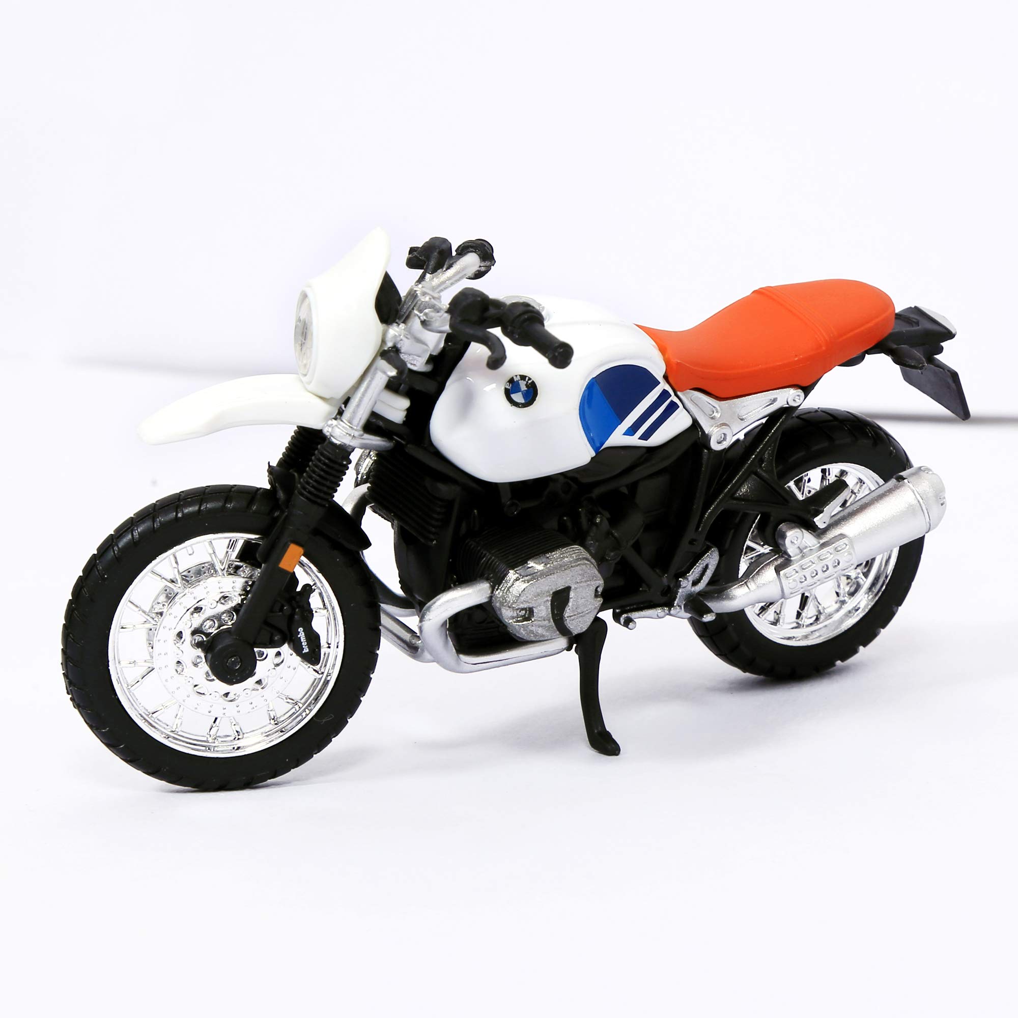 Bburago Die-Cast 1: 18 BMW R Ninet Urban GS Motorcycle, (White)