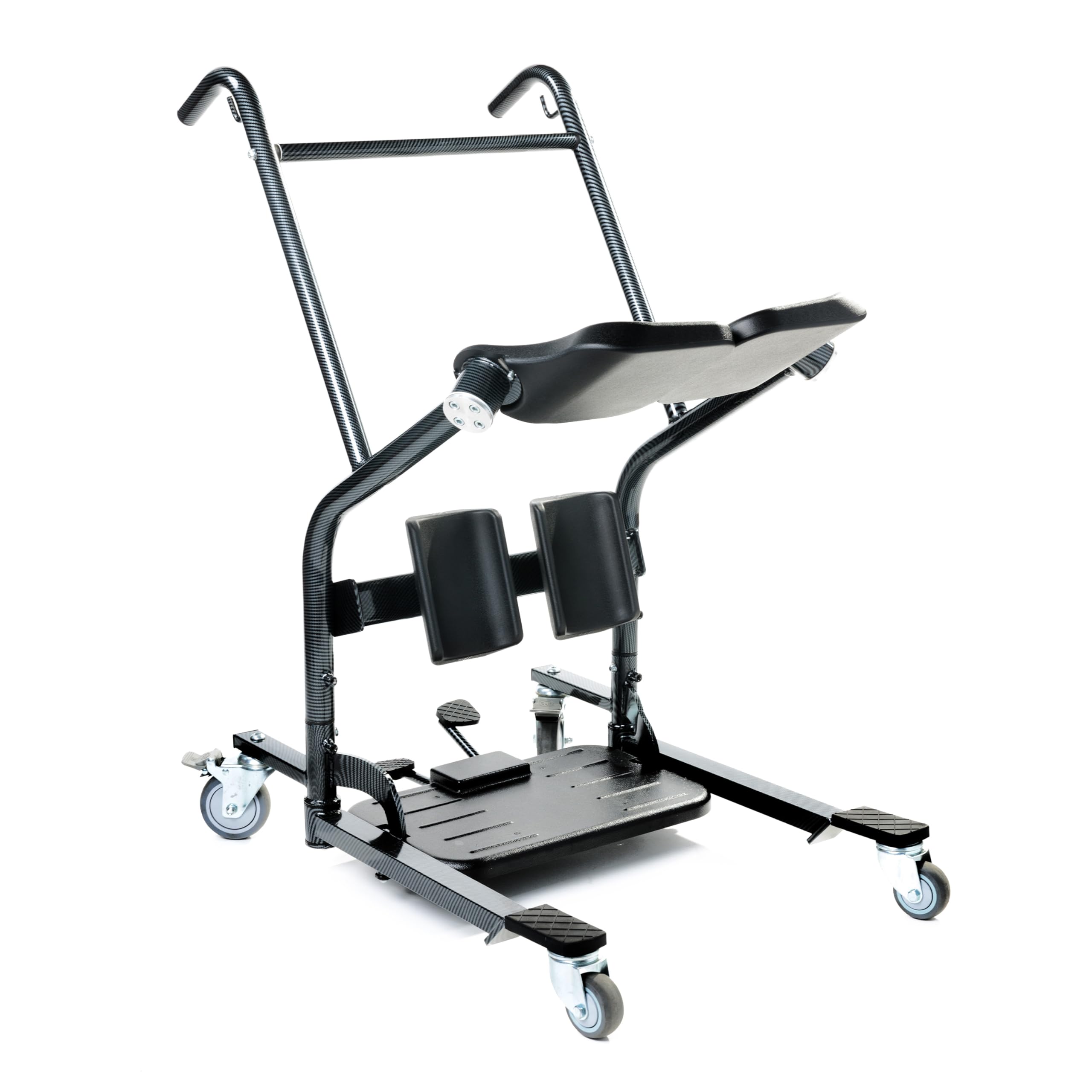 Strong and Steady ™ Stand and Sit Mobility Lift Aid – Easily accommodates moving of patients up to 400 Pounds, safely and comfortably.