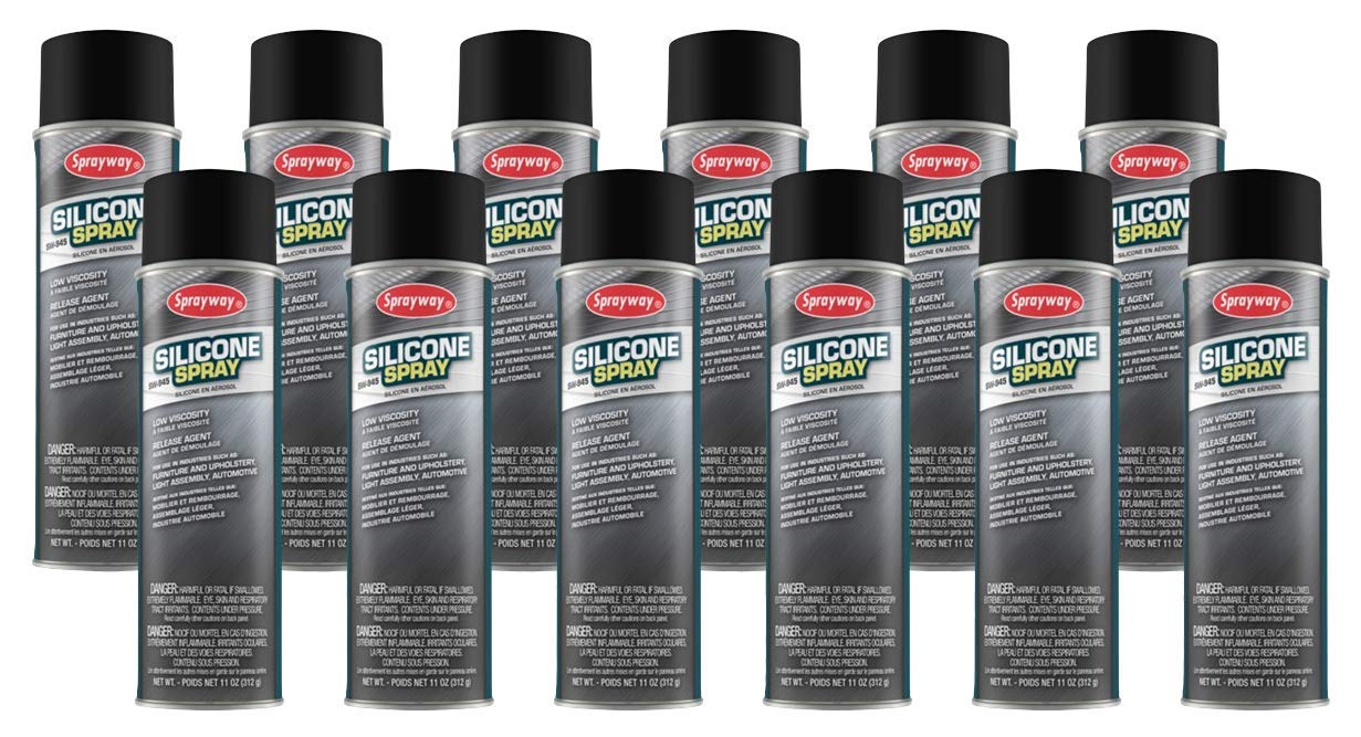 SpraywaySW945-12PK Silicone Spray, 11 oz, Pack of 12