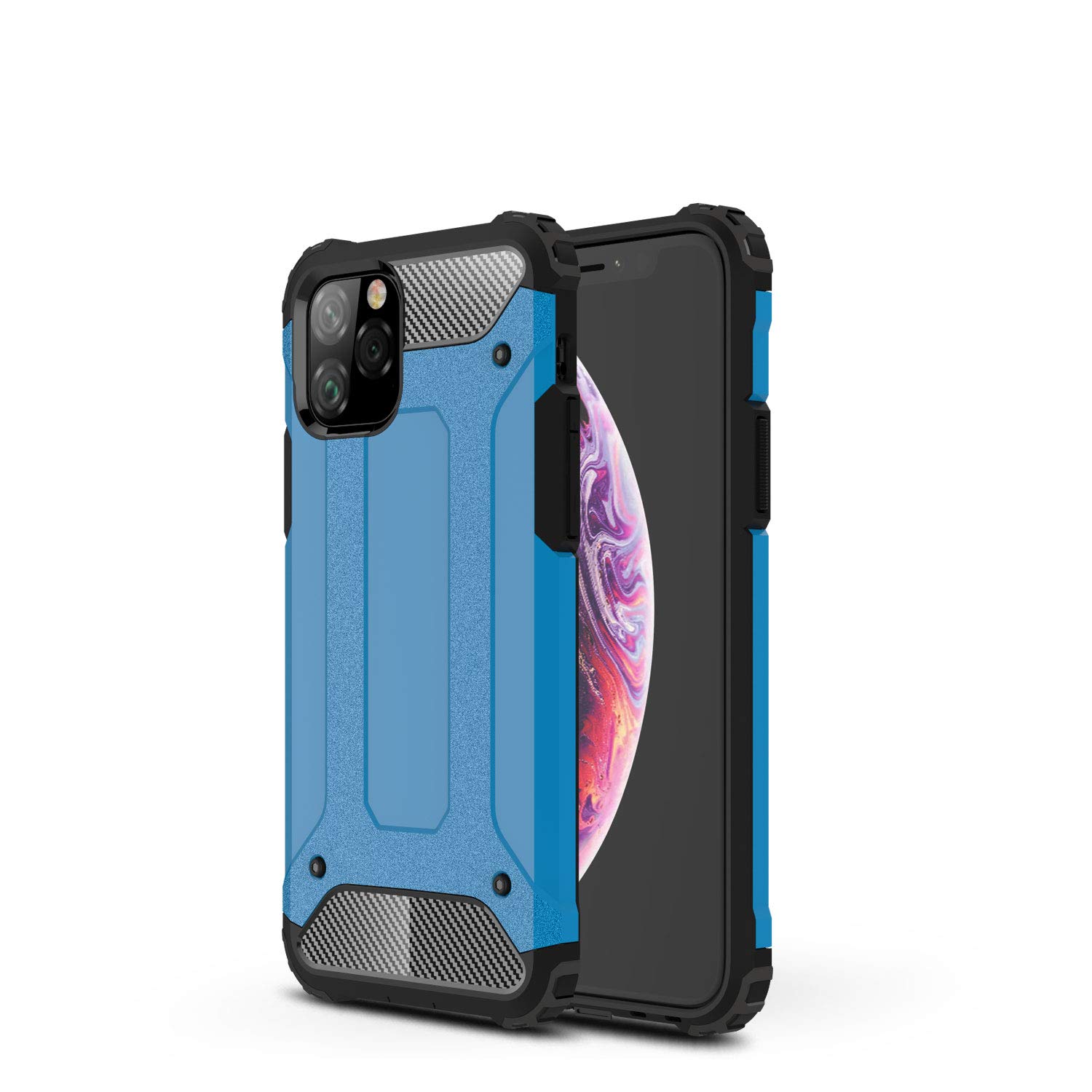 TenYll Case for iPhone 11 Pro, Full-body Rugged Case TPU + PC,durable,Four corners thickened,Suitable for iPhone 11 Pro -Dark Blue