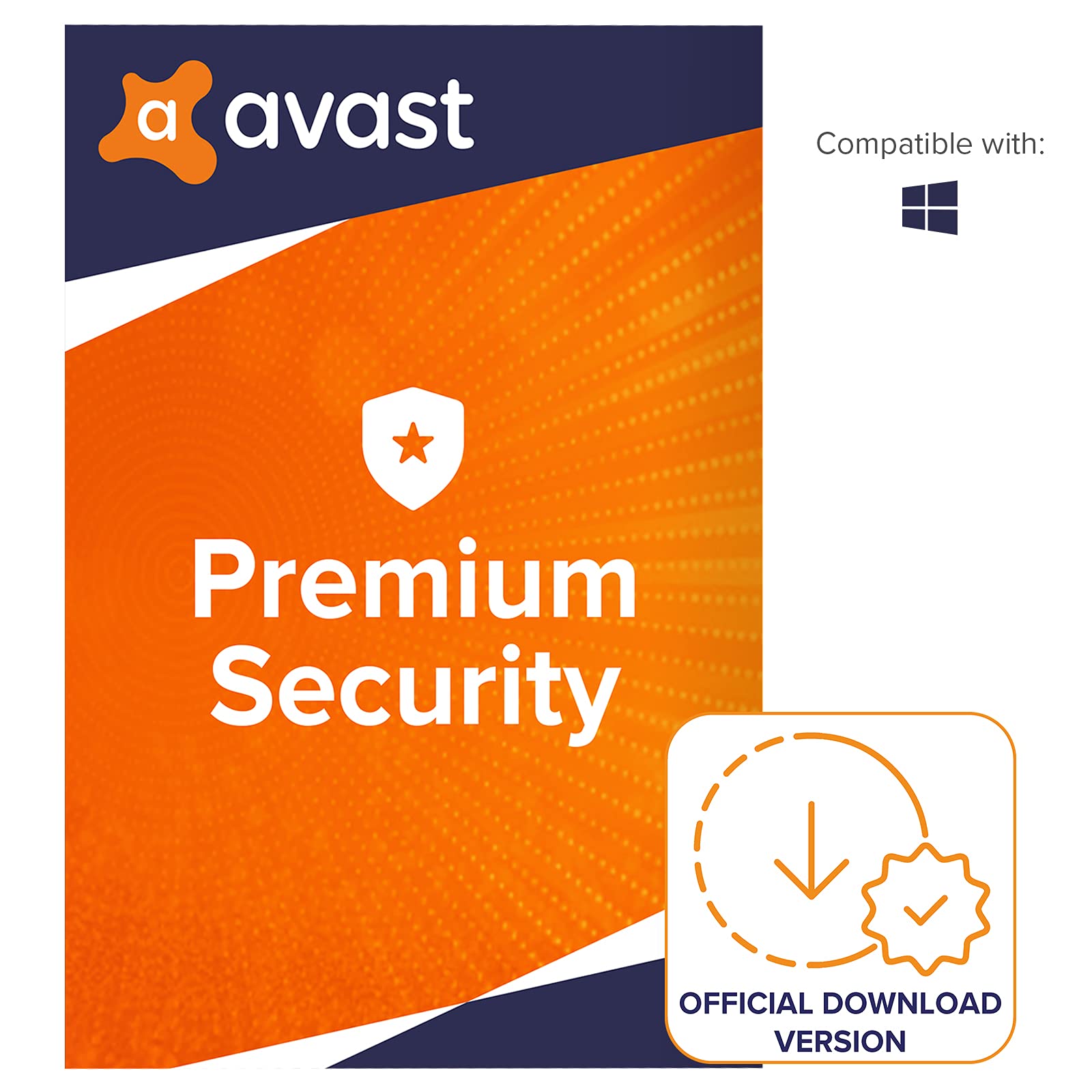 Avast Premium Security - Antivirus Protection – Download | 10 Devices | 1 Year | PC/Mac | Activation Code by email