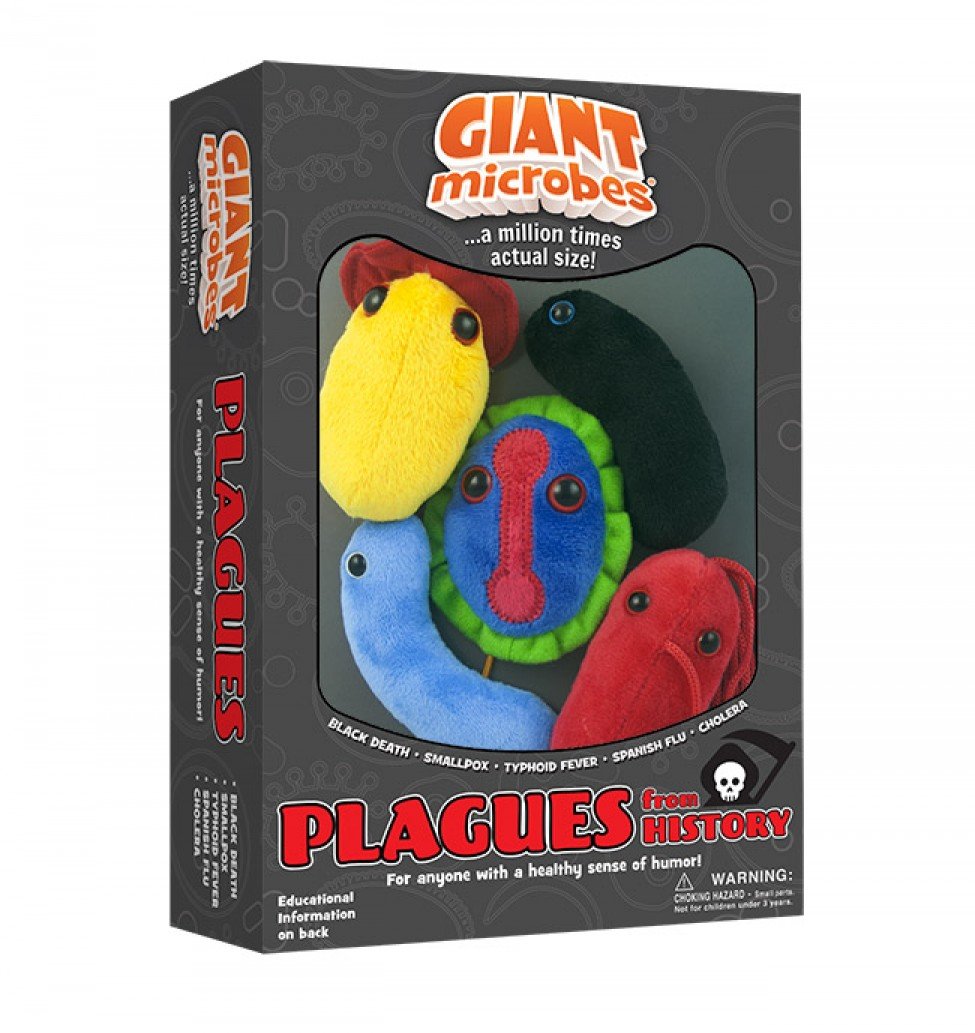 GIANTmicrobes Themed Gift Box - Plagues From History