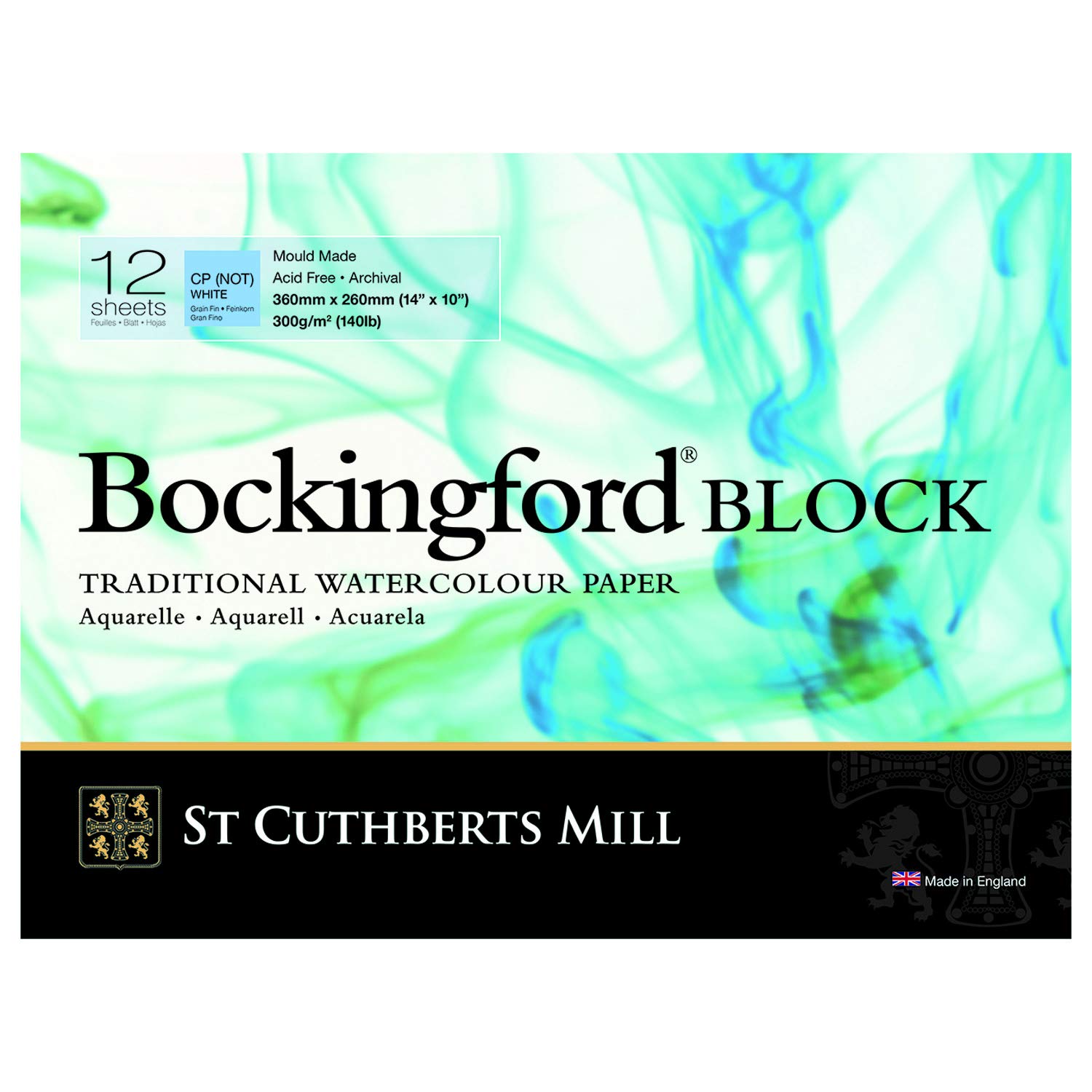 Bockingford Watercolor Block 10 X 14 White 140 Pound