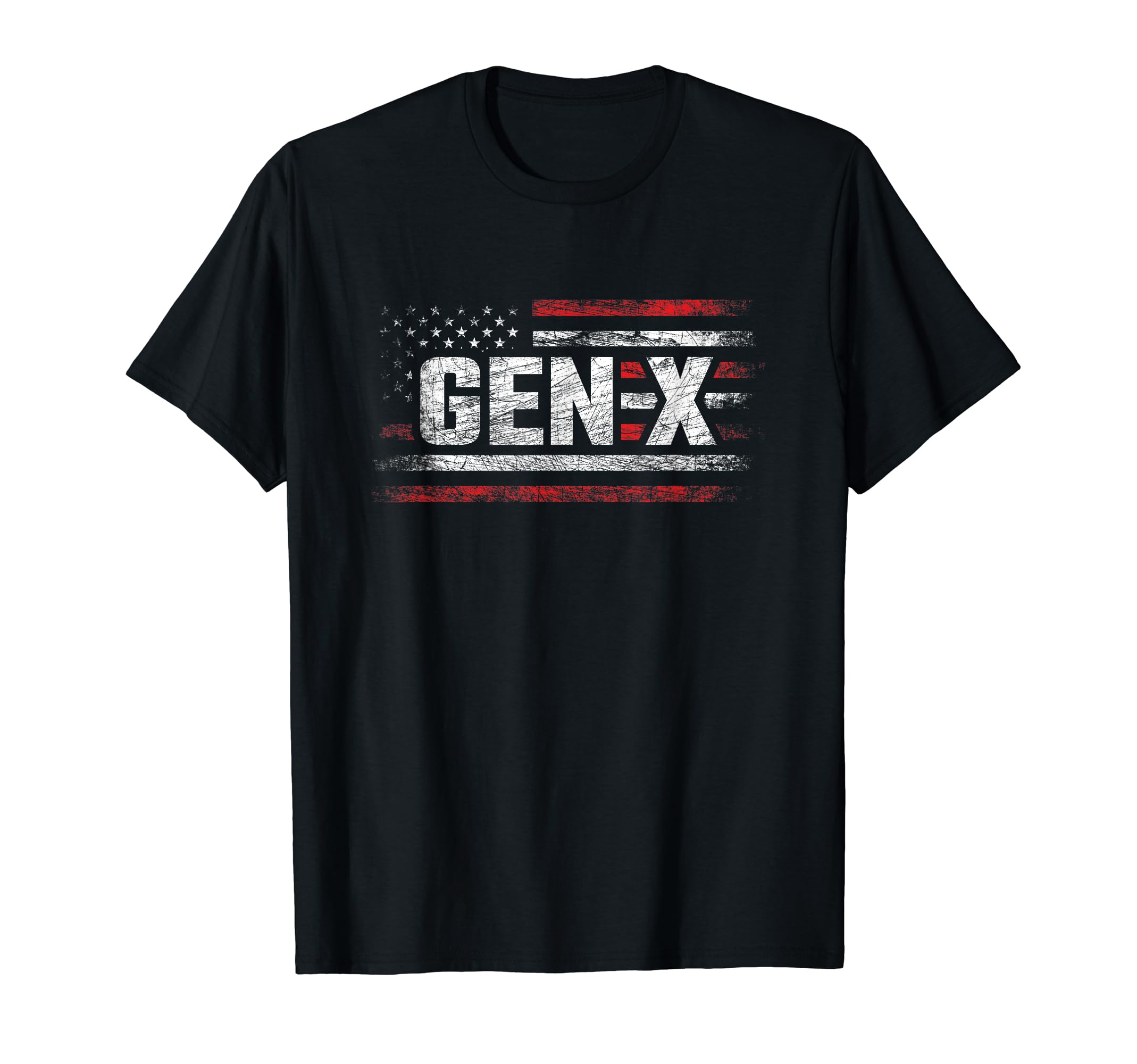 Gen X Gifts & ApparelGeneration X - Gen Xer - Gen X American Flag - Gen X T-Shirt