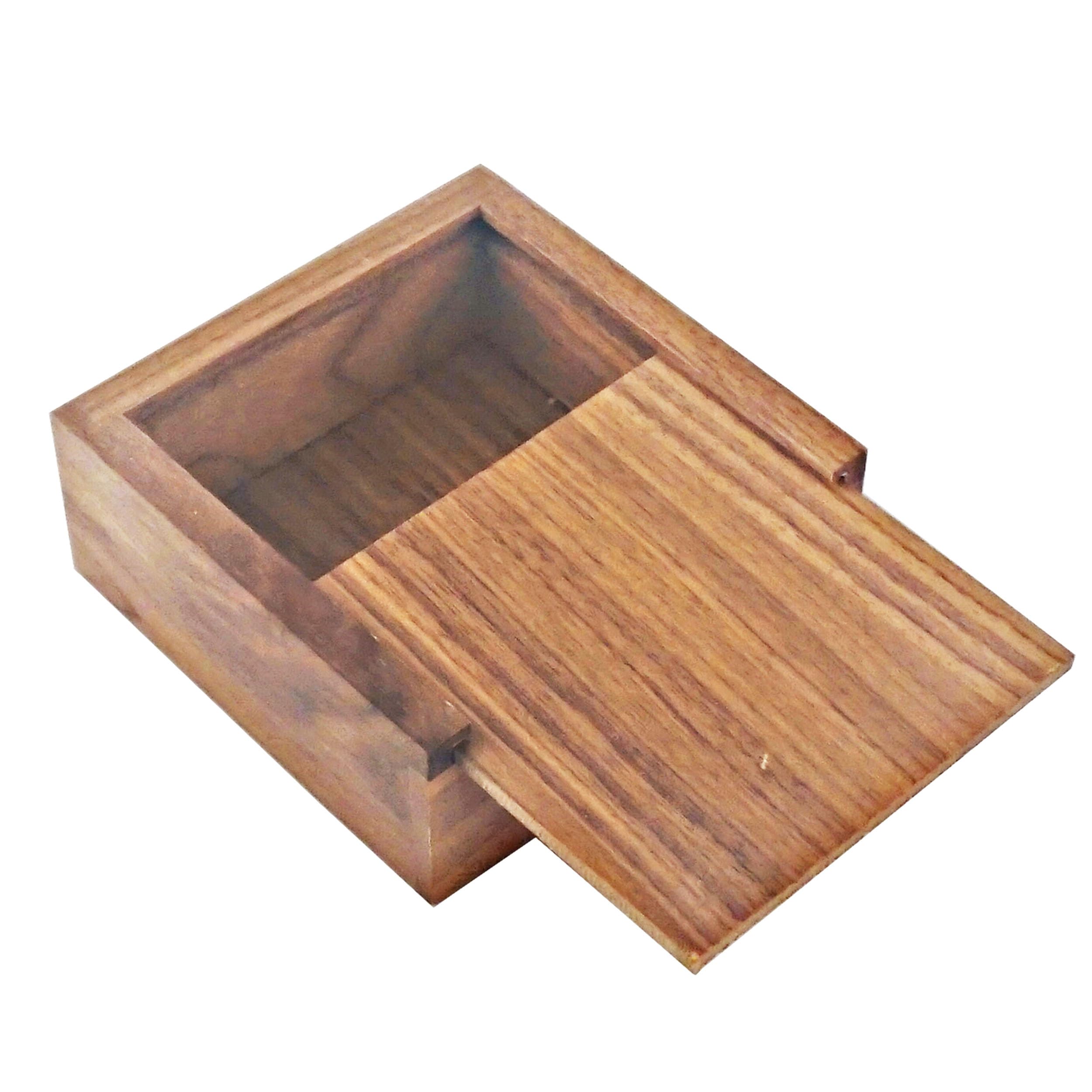 LONMAIX Handcrafted Walnut Wood Box - Versatile Storage and Gift Box for Jewelry, Small Accessories, USB Drives, and Rings - Ideal for Weddings, Birthdays, and Client Gifts (Walnut Box-XHH)