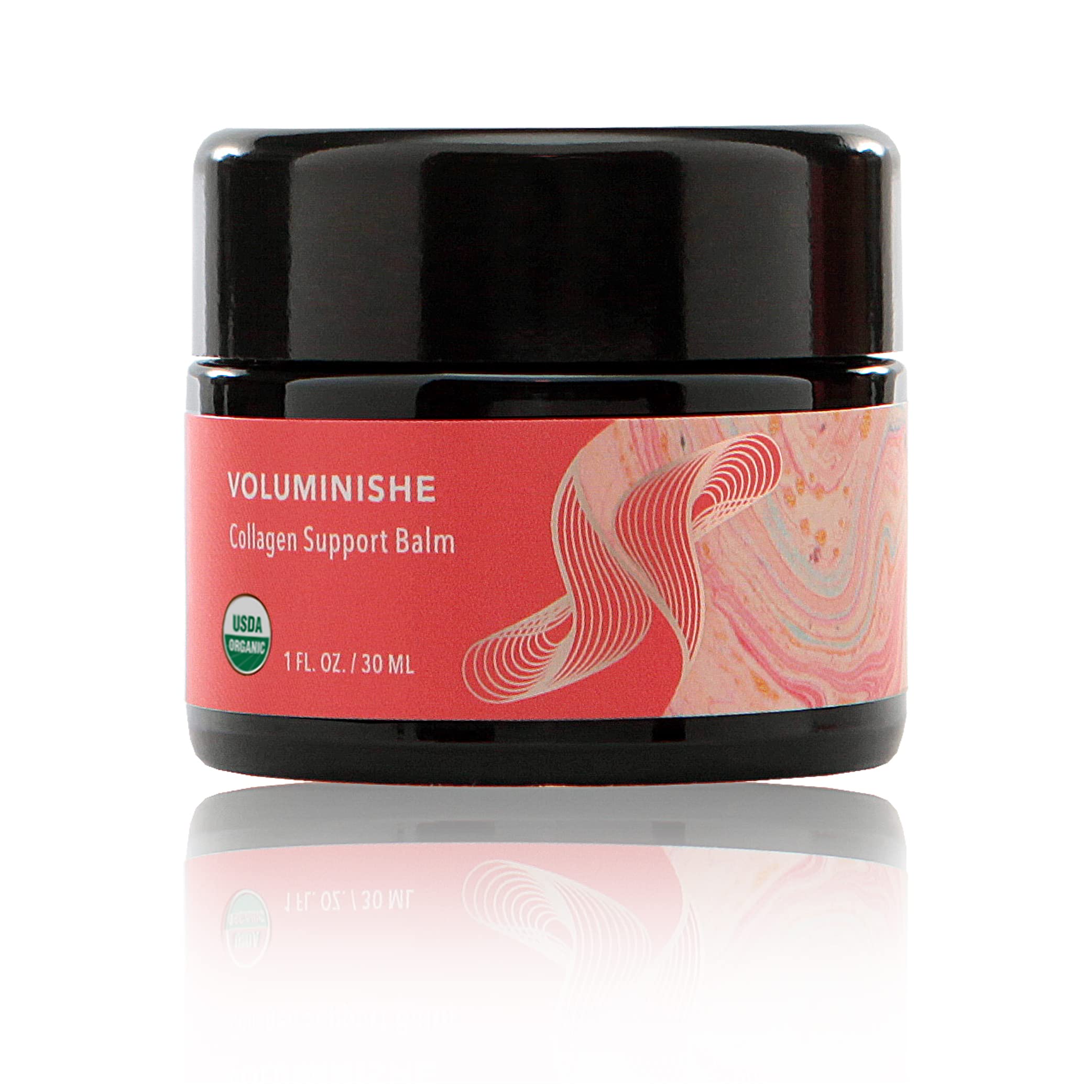 NourisheVoluminishe Face Balm | 30 ml, 1 fl oz | 100% Plant Based Ingredients | Anti-Aging Collagen Support Cream | Vitamin C Face Cream | Vegan Formula | Facial Skin Care Products | Face Moisturizer