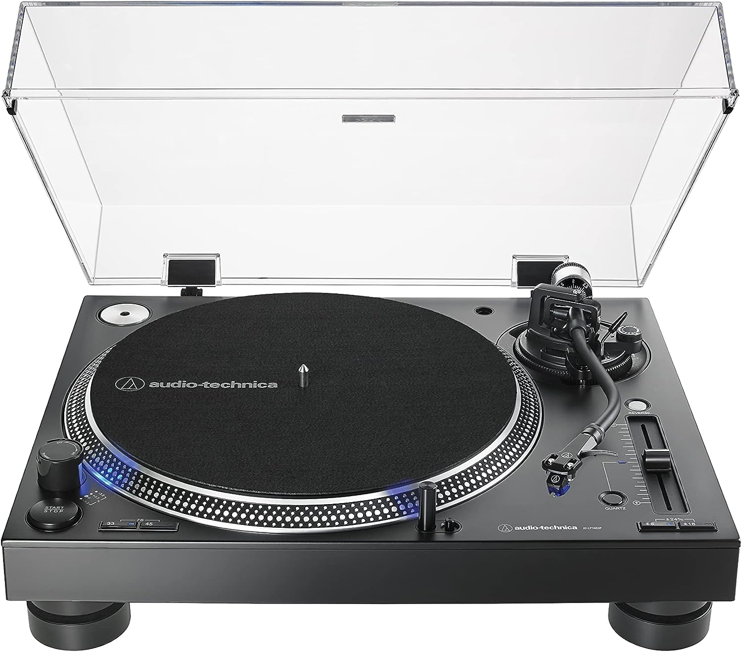 Audio-TechnicaLP140XPBKEUK Professional Direct Drive Manual Turntable Black