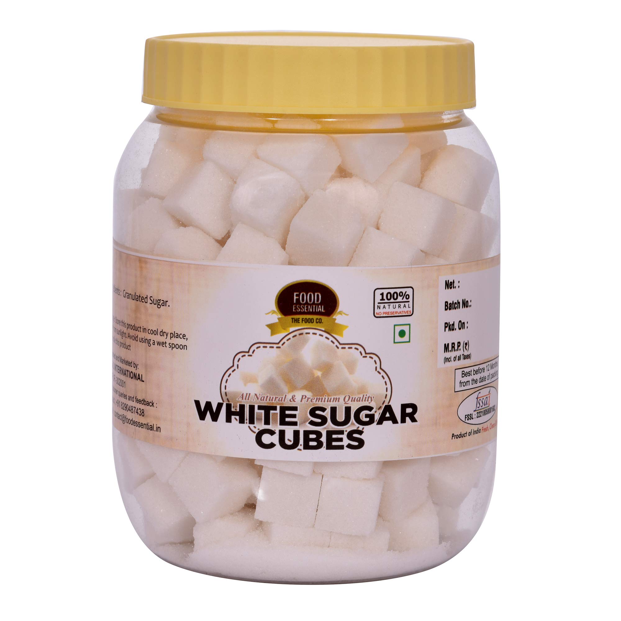 Food Essential White Sugar Cubes (350 Gram)