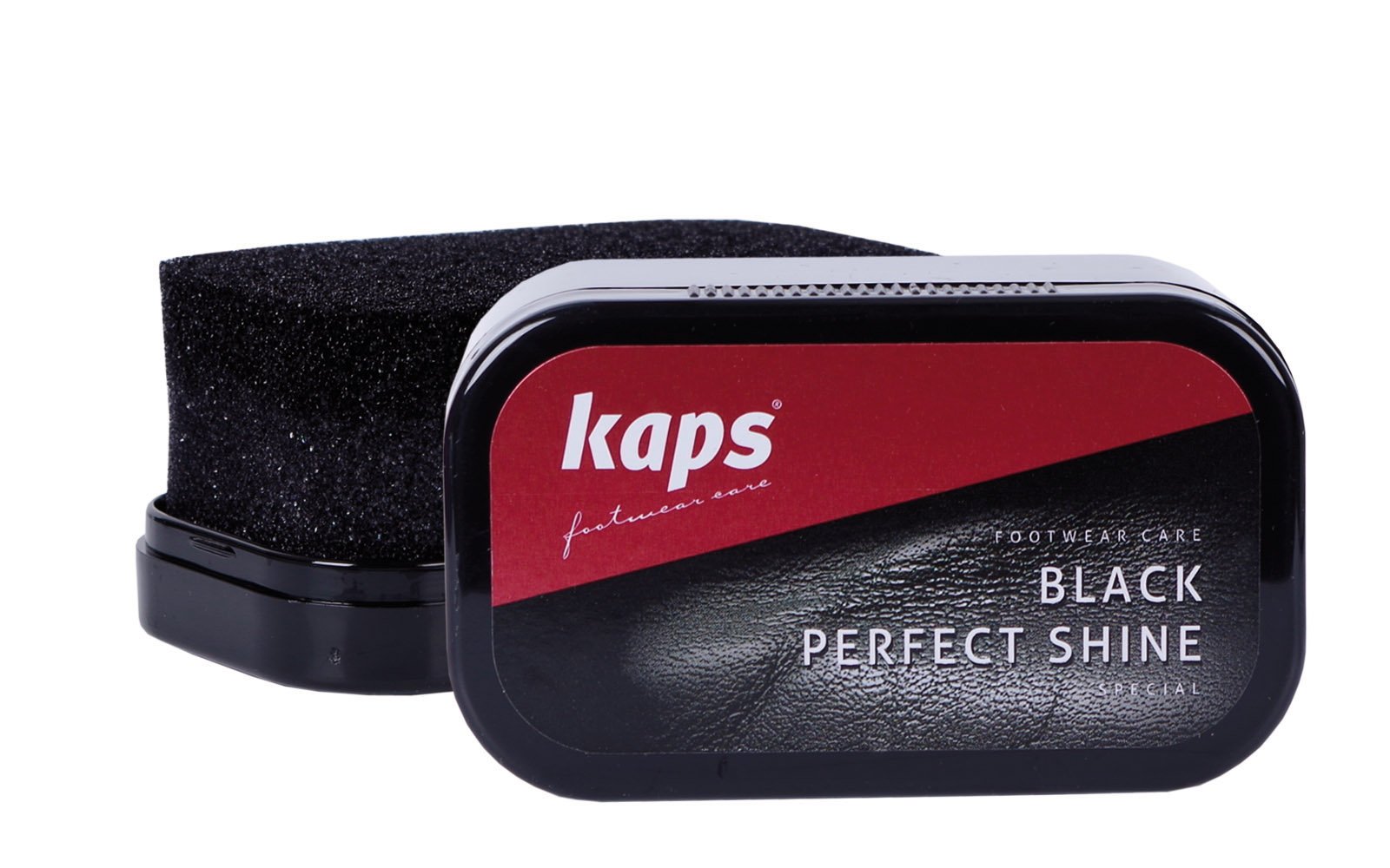 Shoe Polish Sponge Gives Instant Gloss, For Leather Shoes Boots Bags, Kaps Perfect Shine, 3 colors