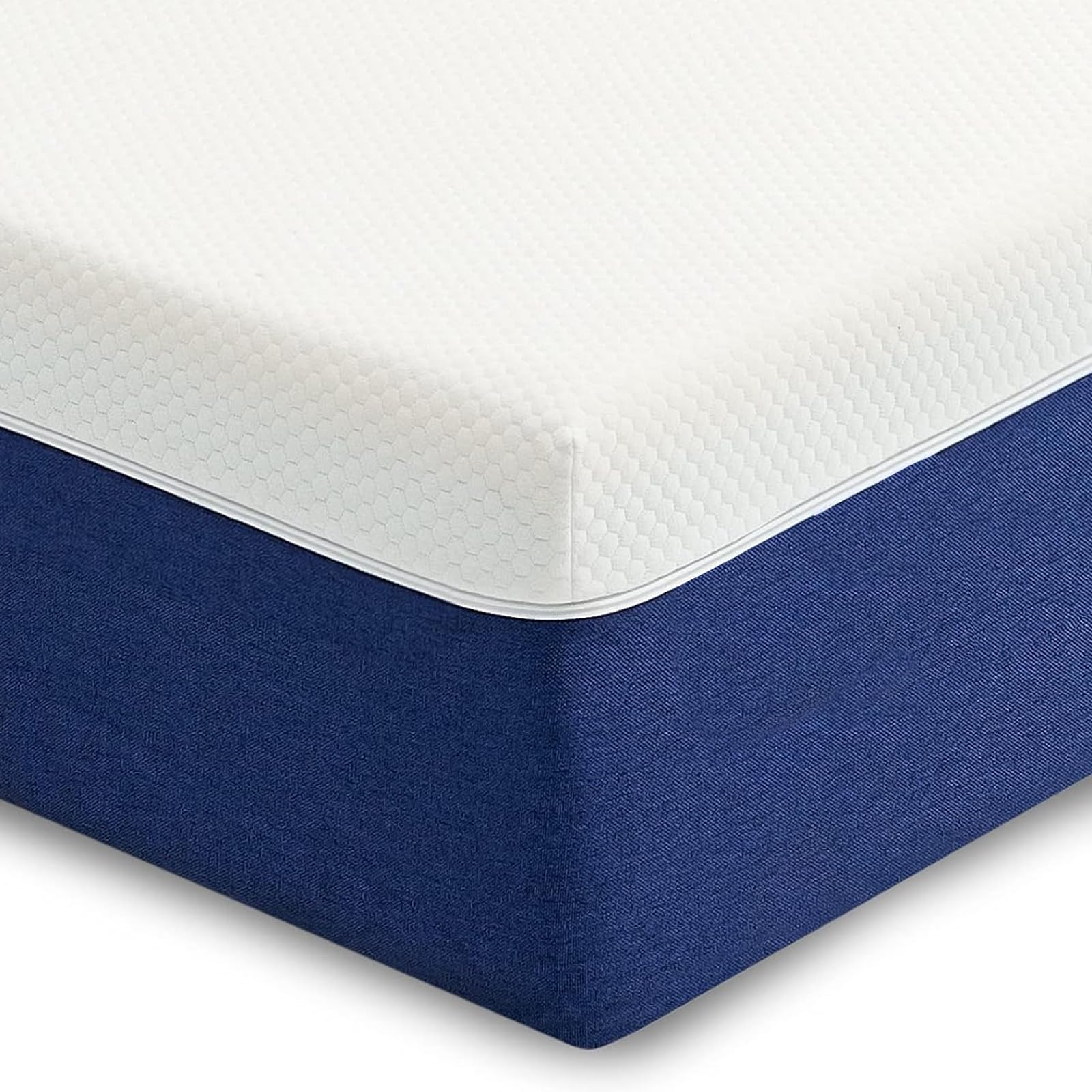 MolbllyDouble Mattress, Memory Foam Mattress,Breathable Mattress Medium Firm with Soft Fabric Fire Resistant Barrier Skin friendly Durable for Double Bed 4ft6 Double Mattress 135x190x20cm