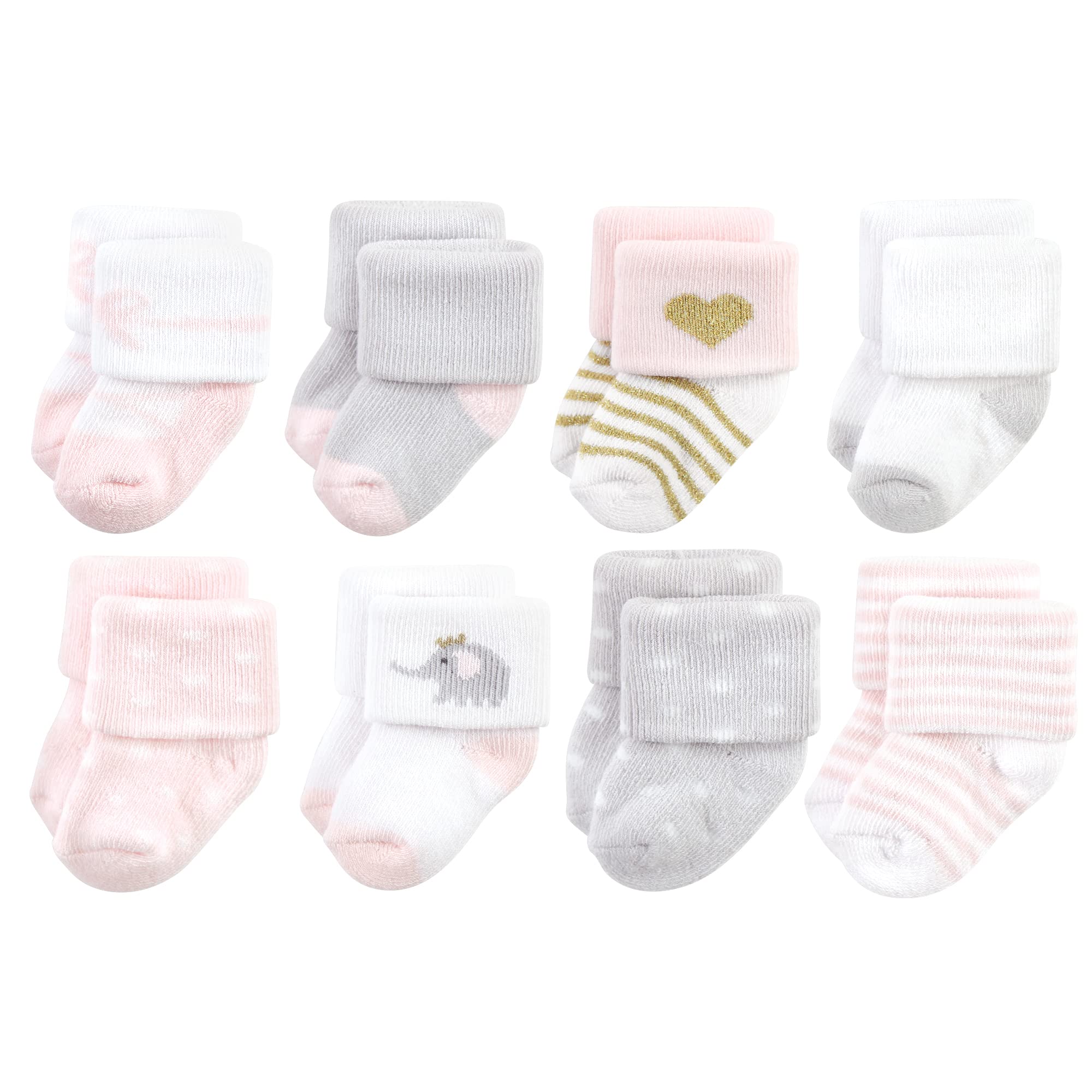 baby-girls Cotton Rich Newborn and Terry Socks